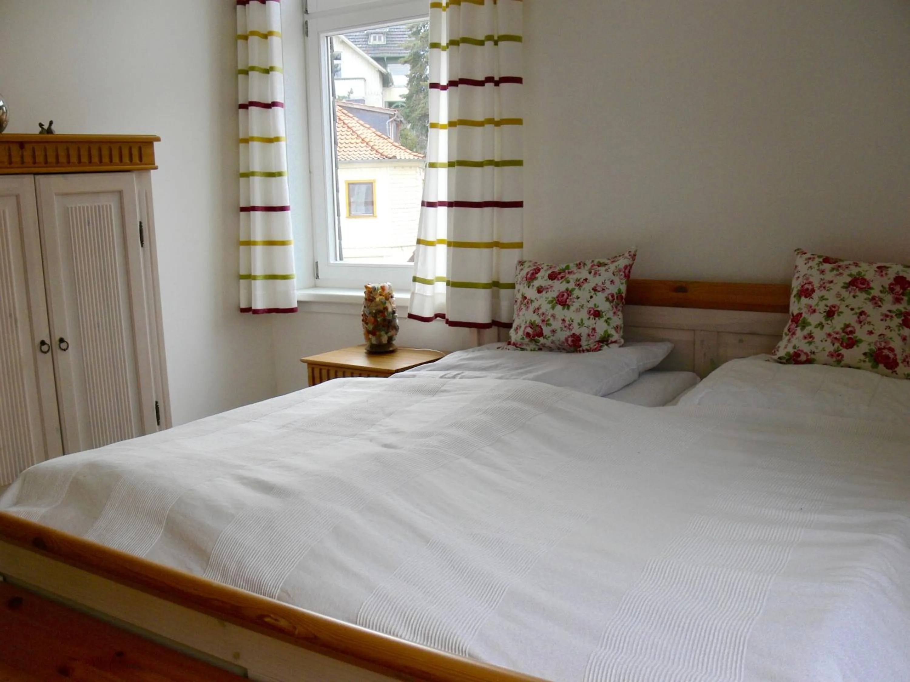 Bed in Ferienwohnung Siegers