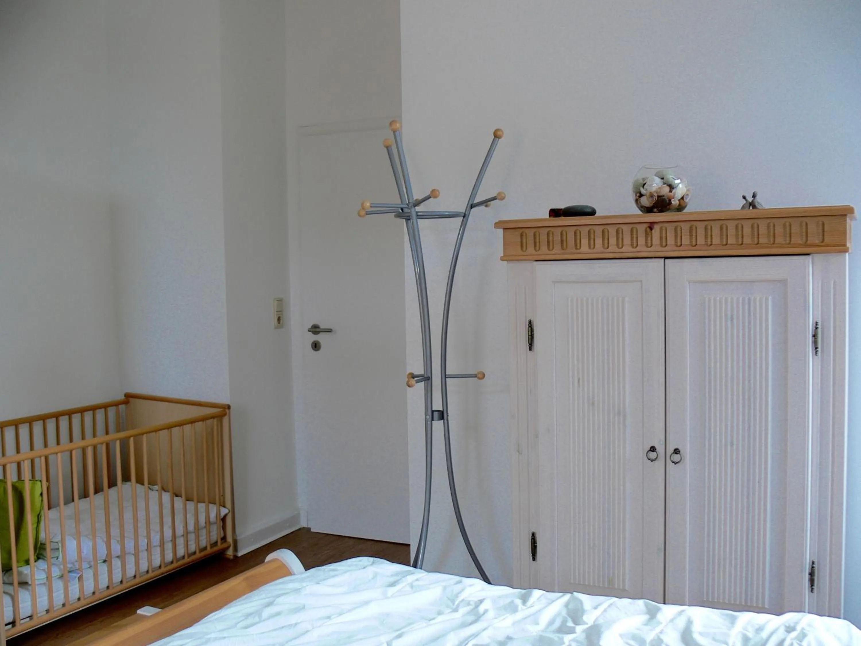 Bed in Ferienwohnung Siegers