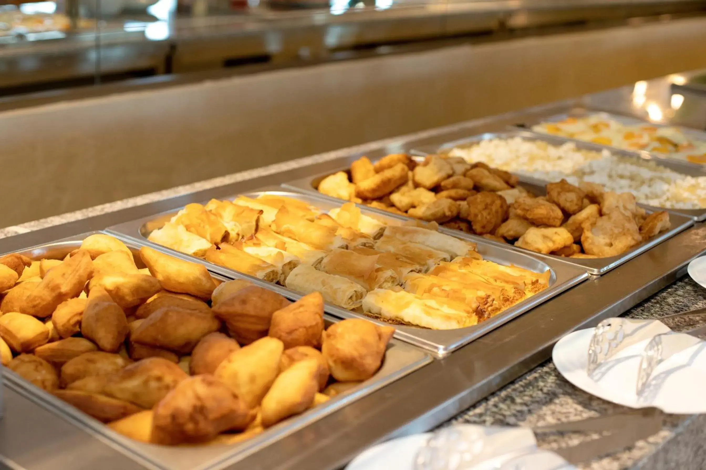 Buffet breakfast in Aparthotel Paradiso Buffet breakfast in Aparthotel Paradiso