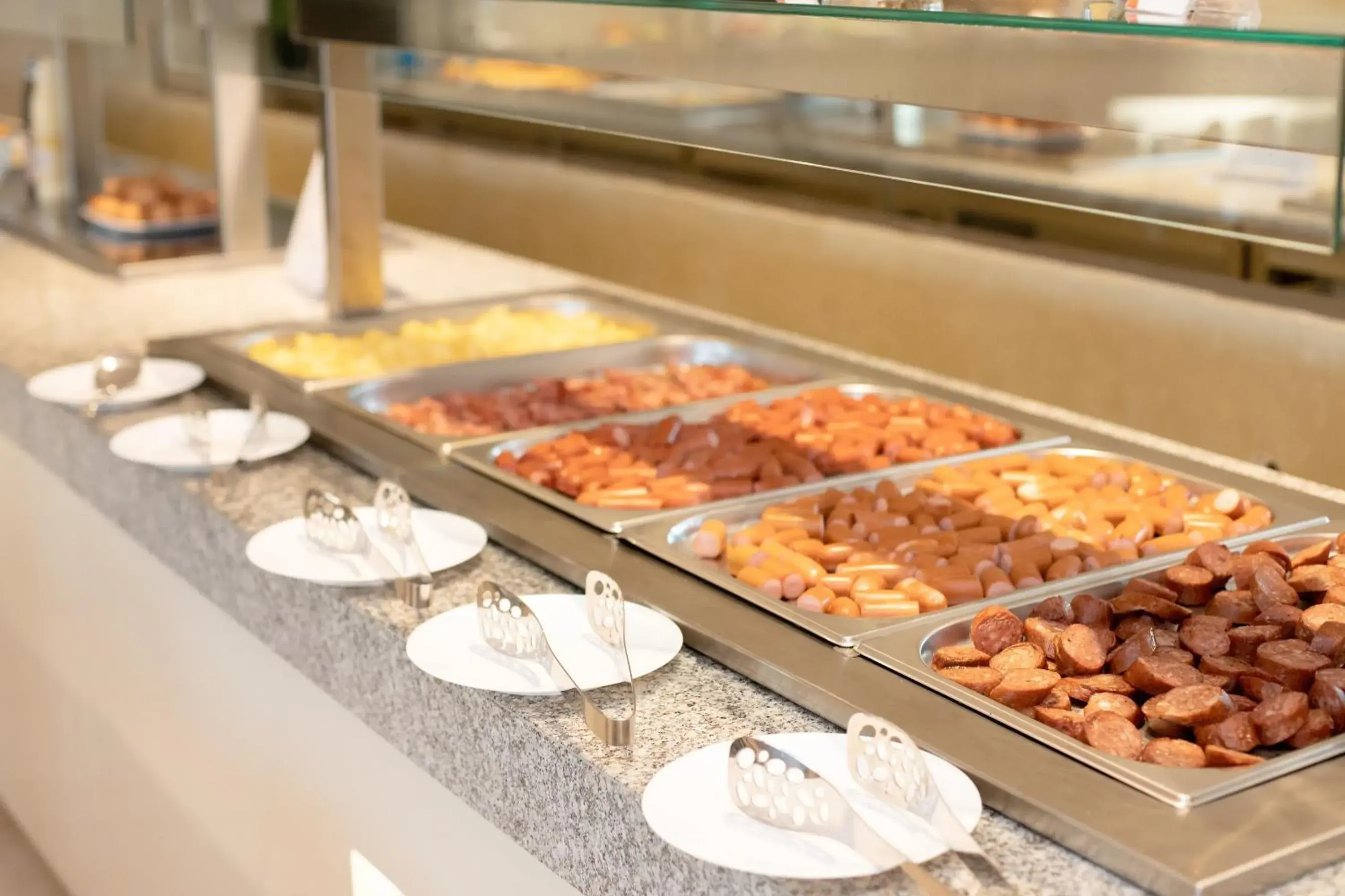 Buffet breakfast in Aparthotel Paradiso Buffet breakfast in Aparthotel Paradiso