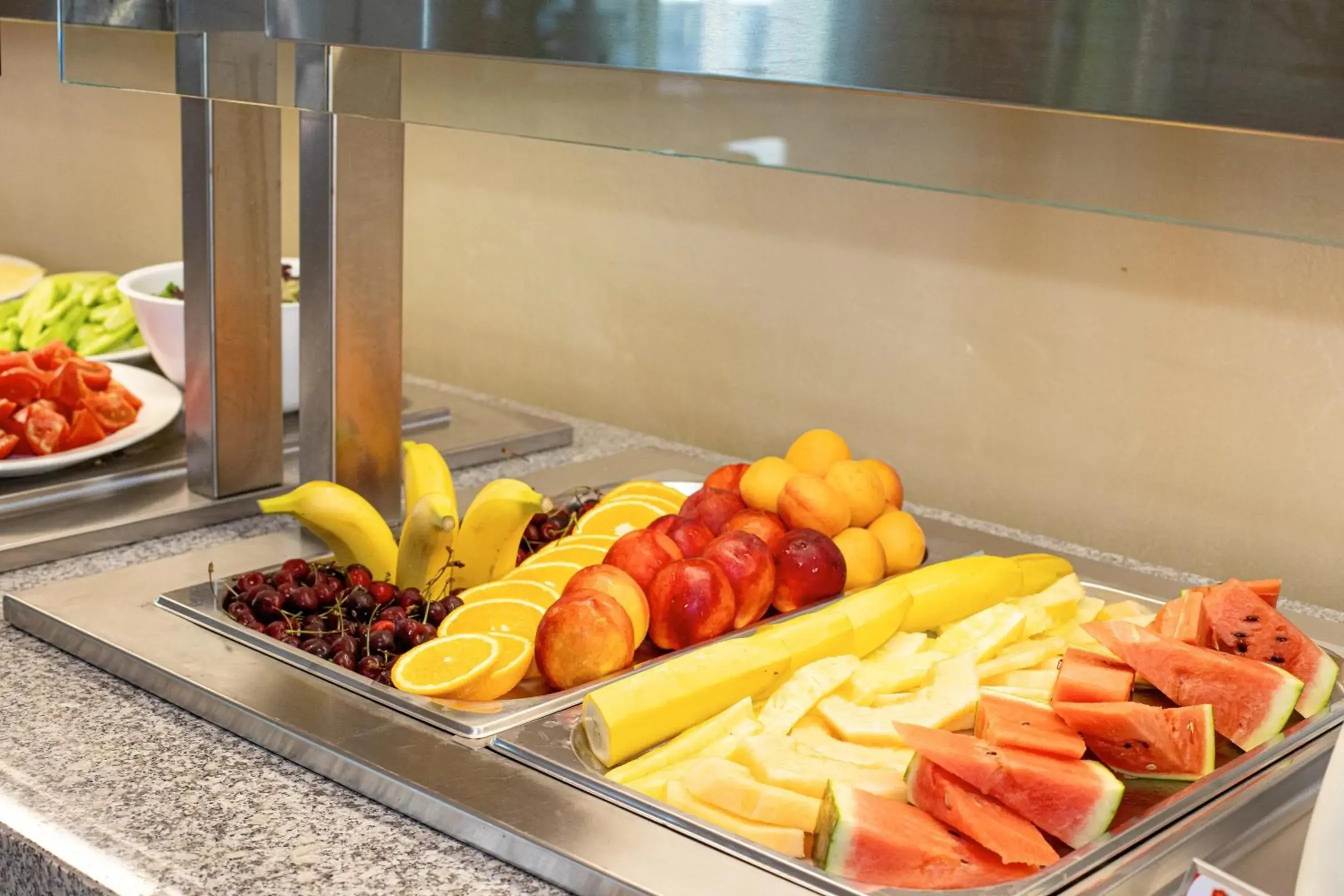 Buffet breakfast in Aparthotel Paradiso Buffet breakfast in Aparthotel Paradiso