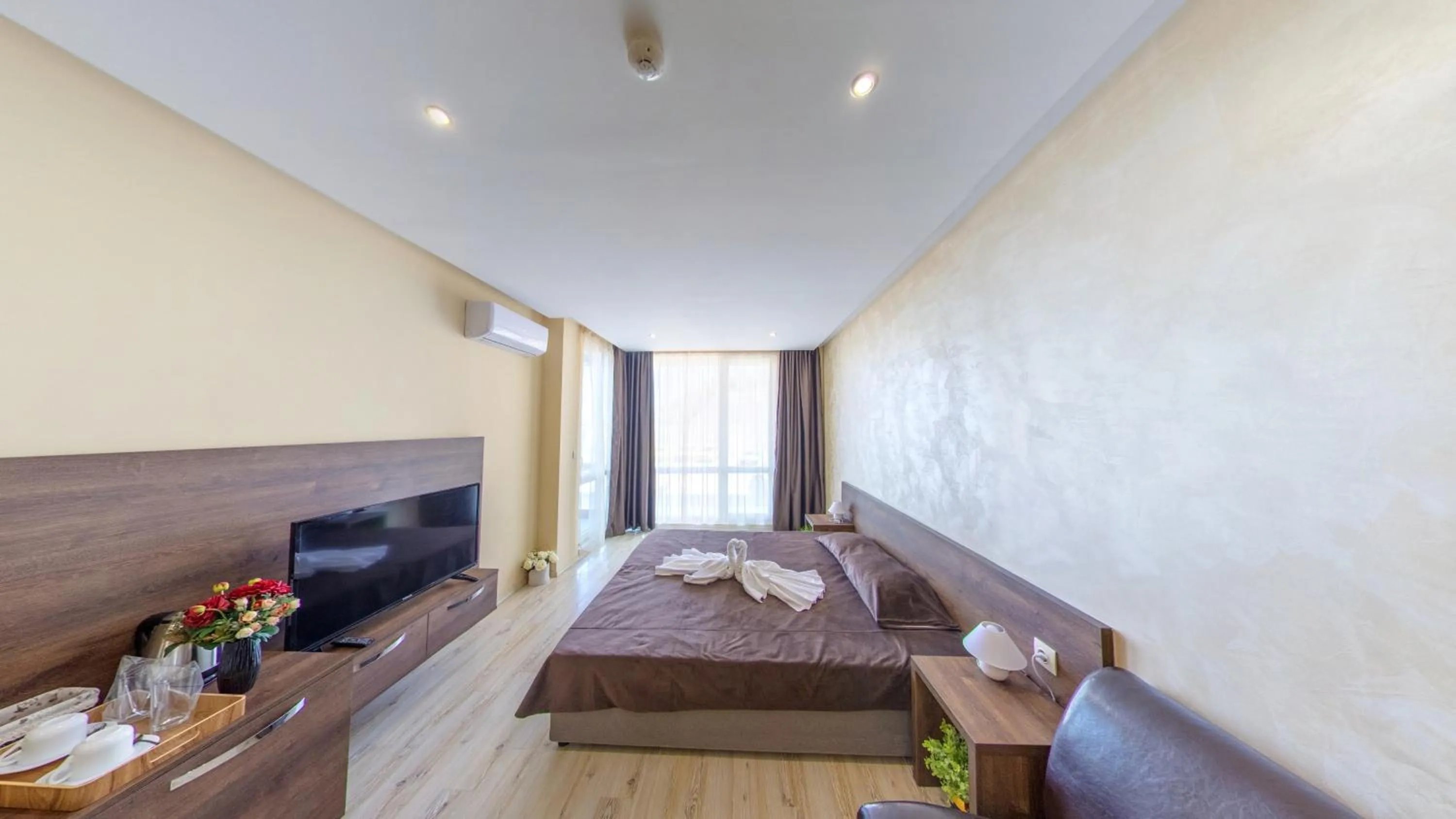 Bedroom, Bed in Aparthotel Paradiso