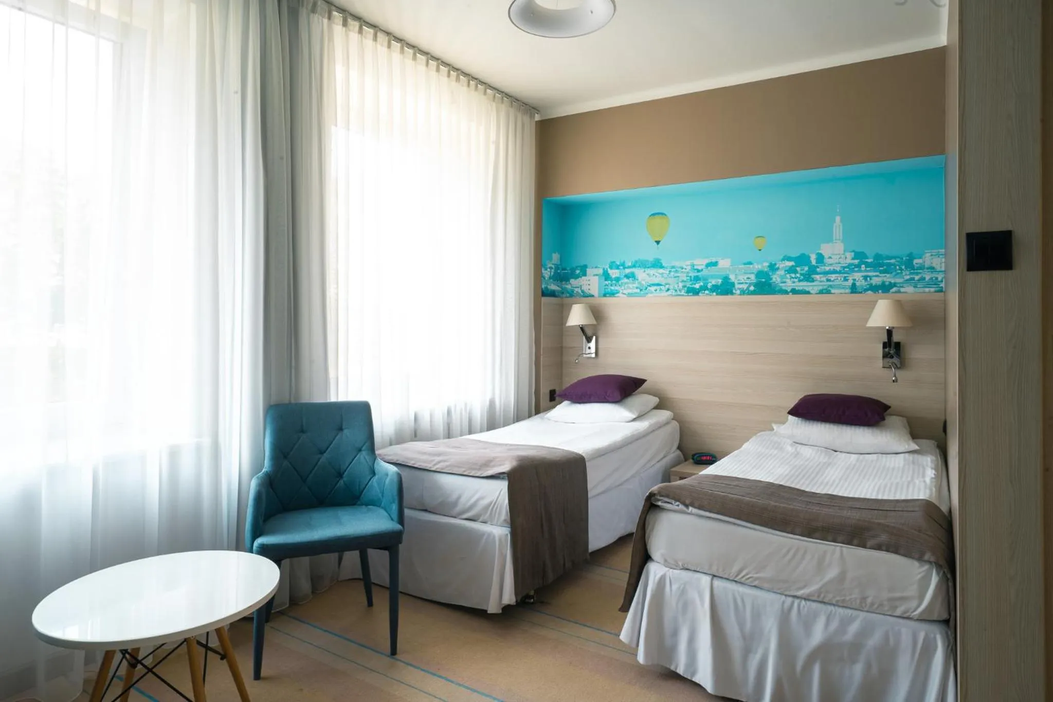 Bed in Hotel Cristal Białystok