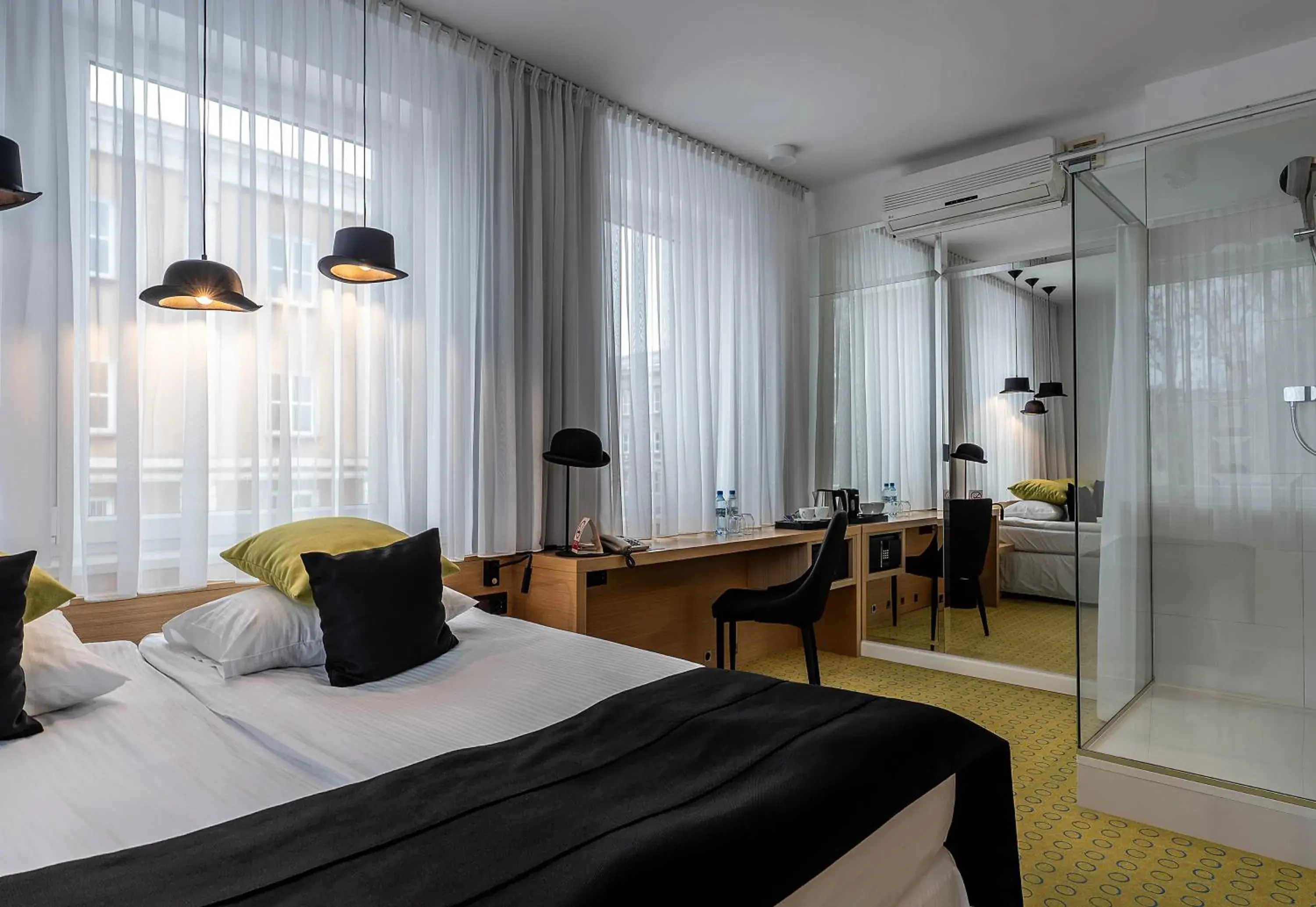 Bed in Hotel Cristal Białystok Bed in Hotel Cristal Białystok