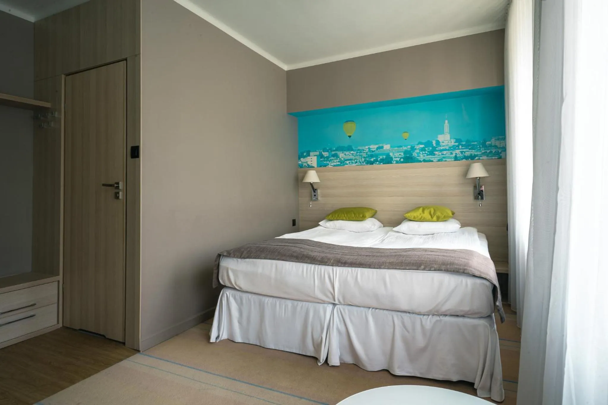 Bed in Hotel Cristal Białystok