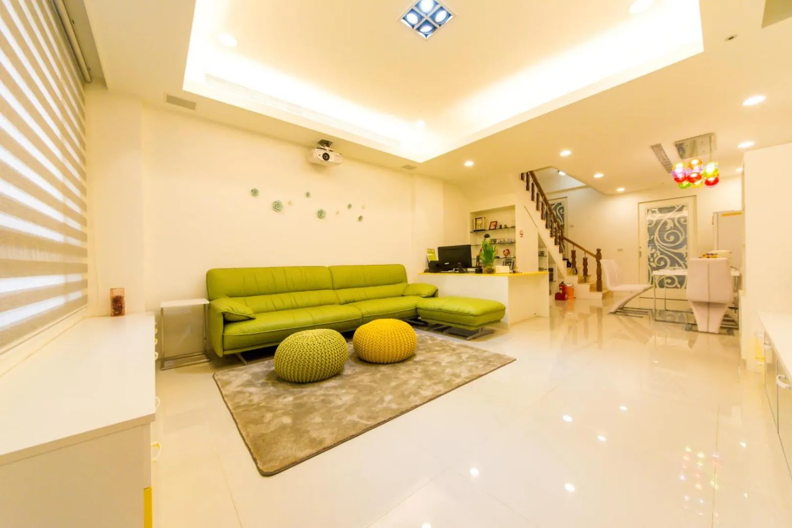 Lobby or reception in 醇境民宿市區車庫停車場