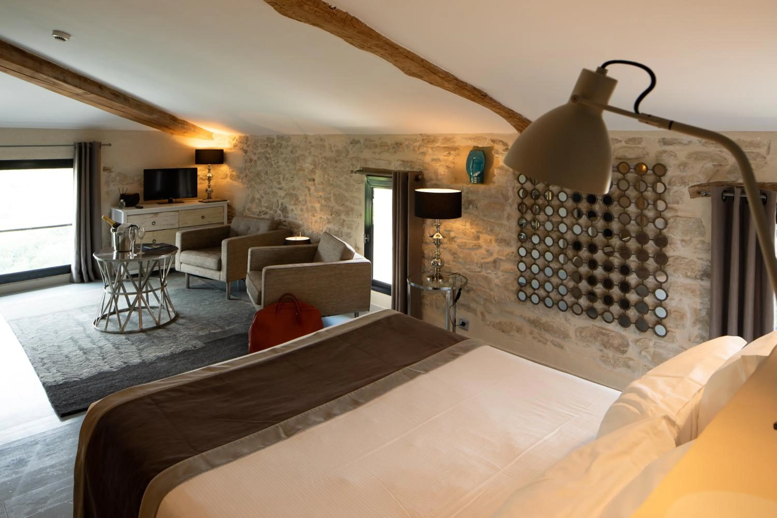 Bedroom, Bed in Hôtel La Maison de Crillon