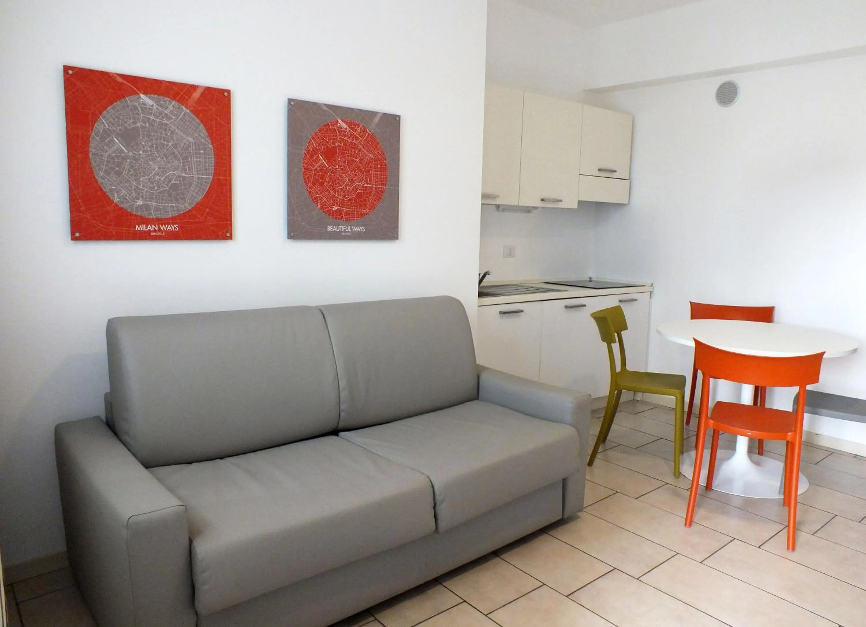 Living room in BB Hotels Aparthotel Visconti