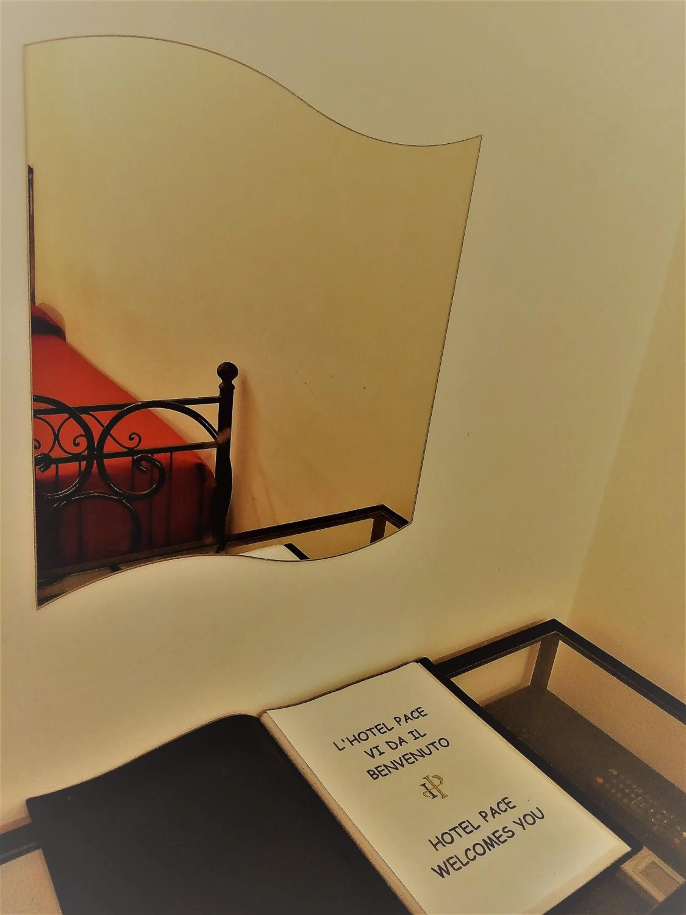 Decorative detail, Bed in Hotel Pace