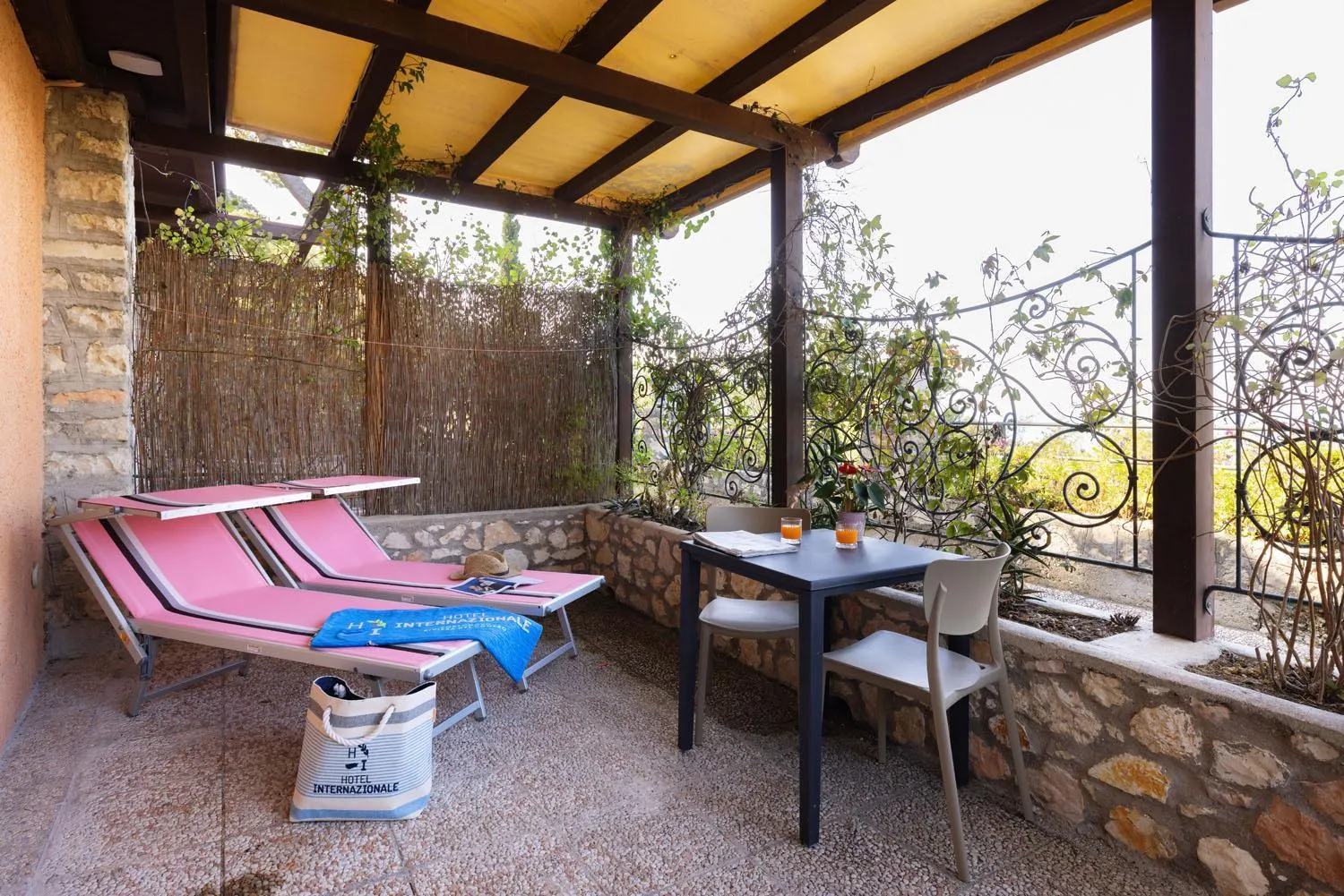 Patio in Hotel Internazionale