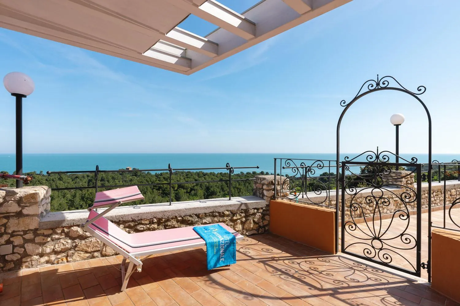 Patio in Hotel Internazionale