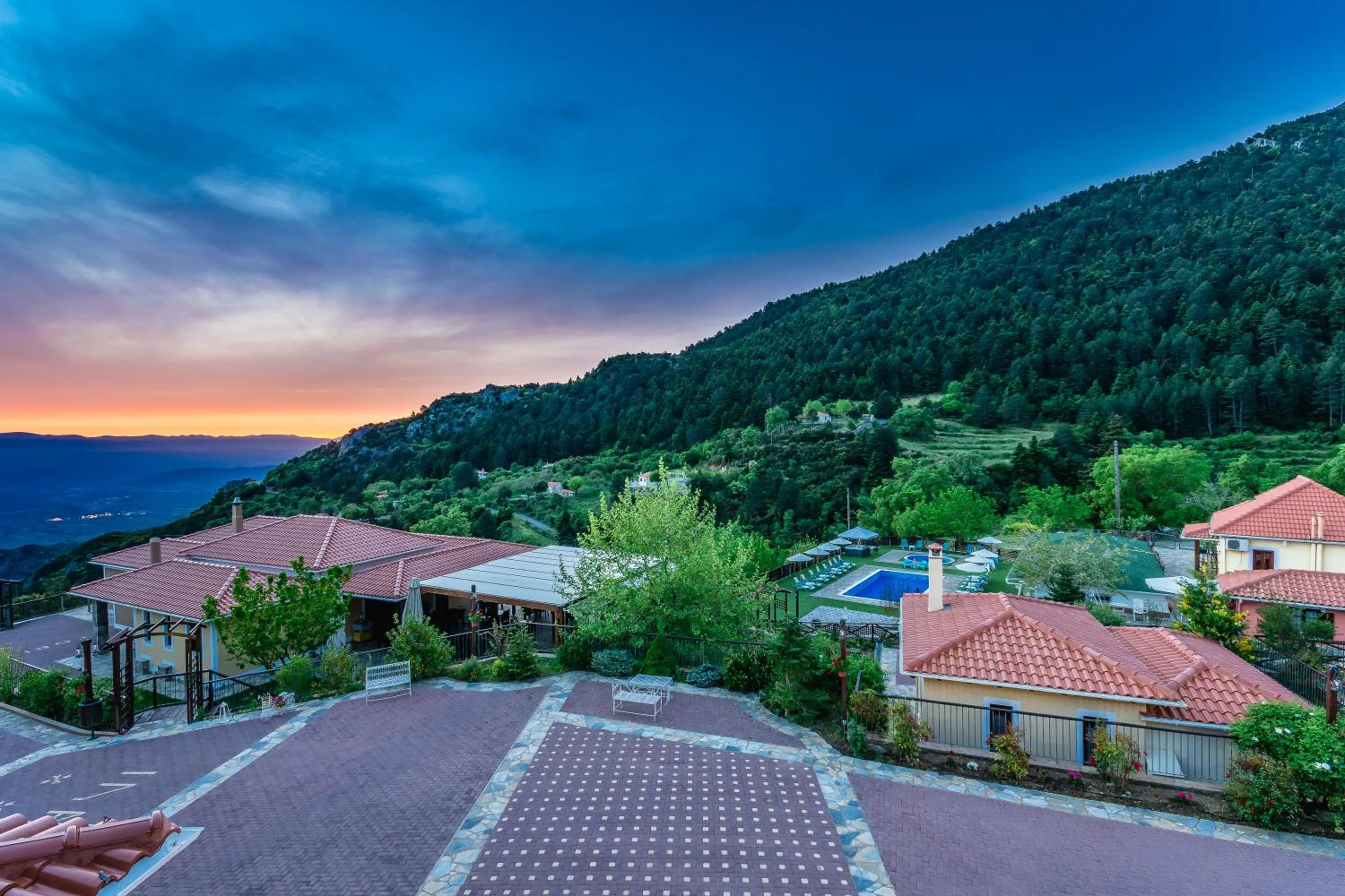 Bird's eye view in Ilaeira Mountain Resort