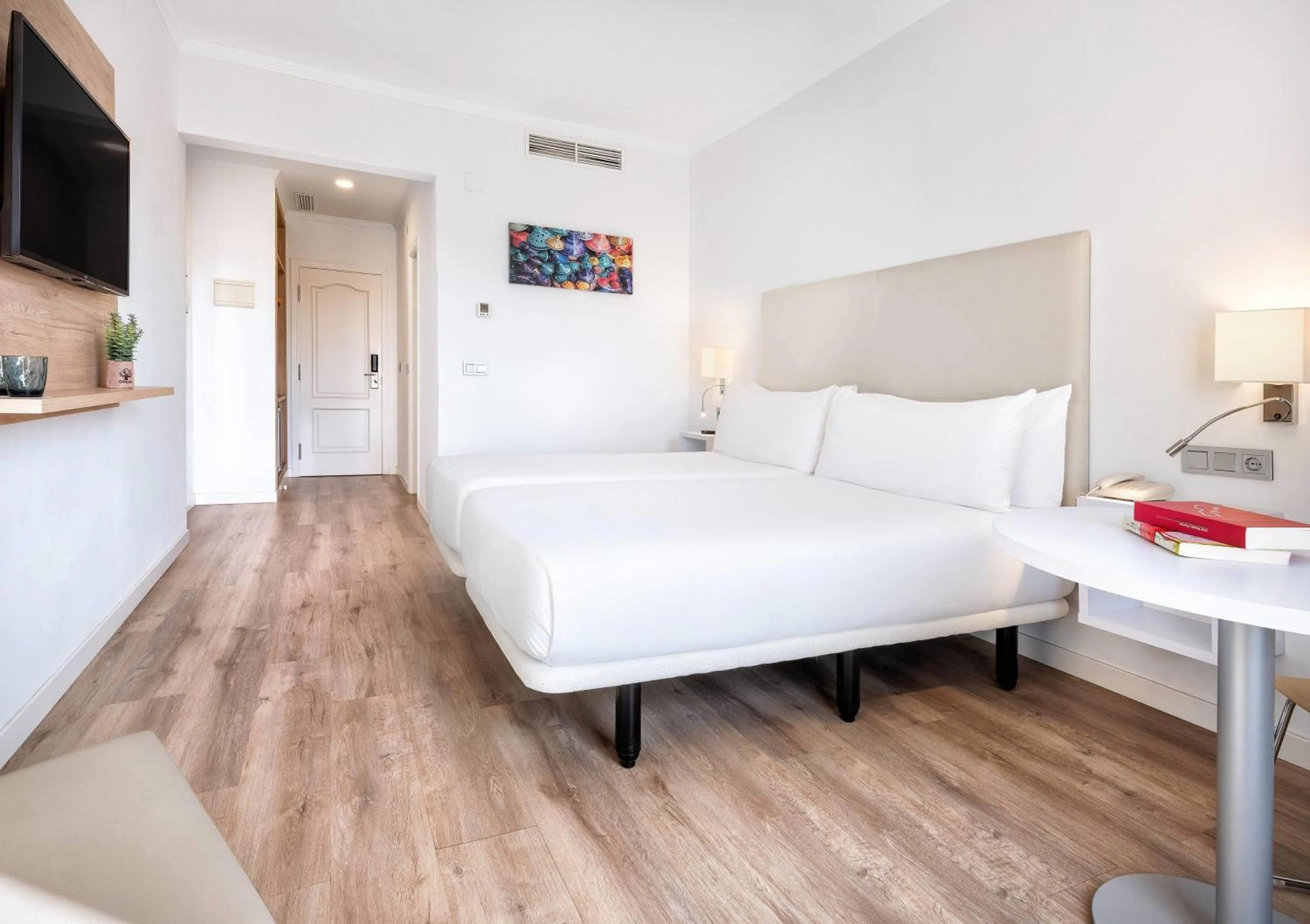 Bedroom, Bed in Hotel Melilla Puerto, Affiliated by Meliá