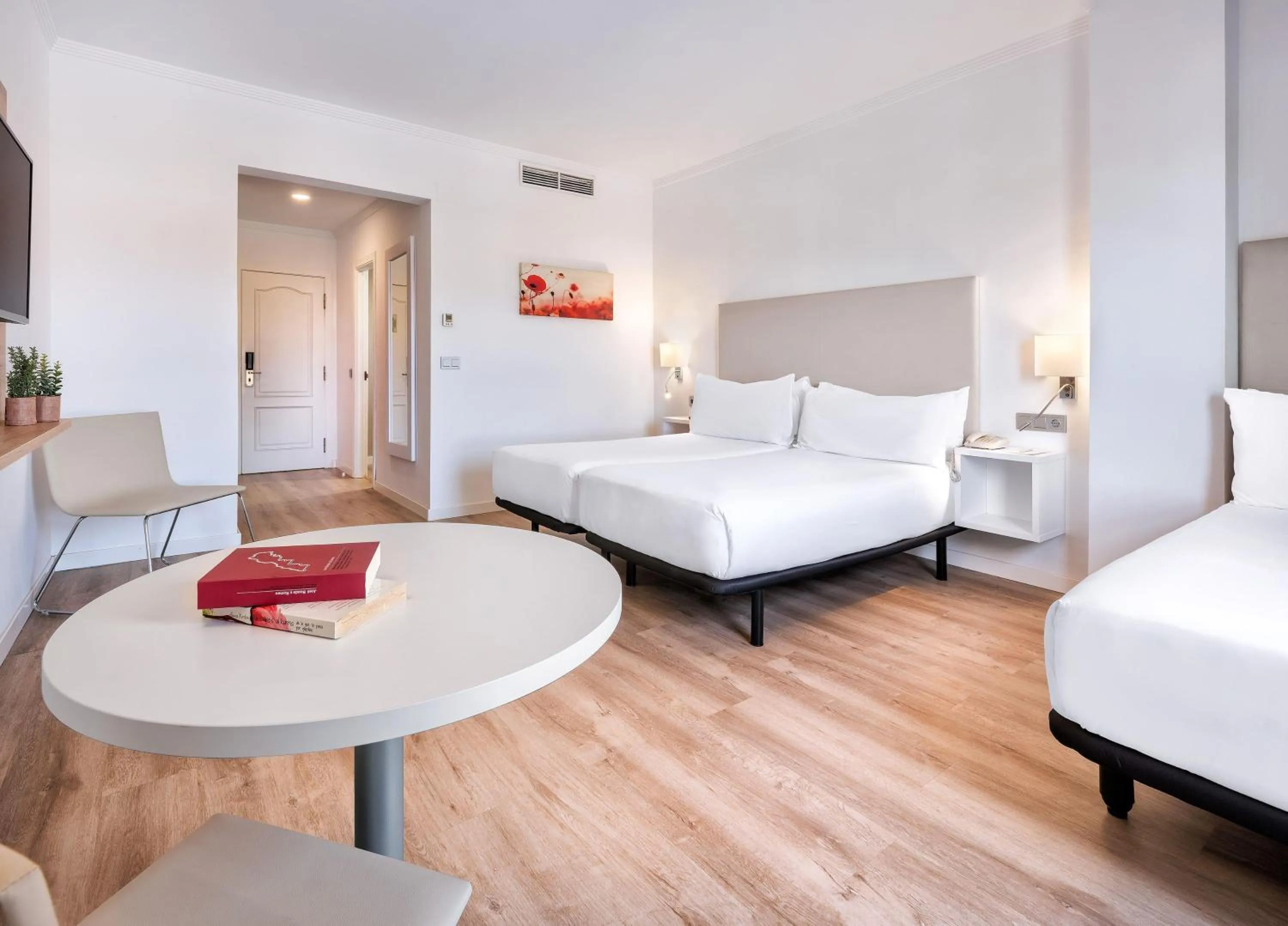 Bedroom, Bed in Hotel Melilla Puerto, Affiliated by Meliá