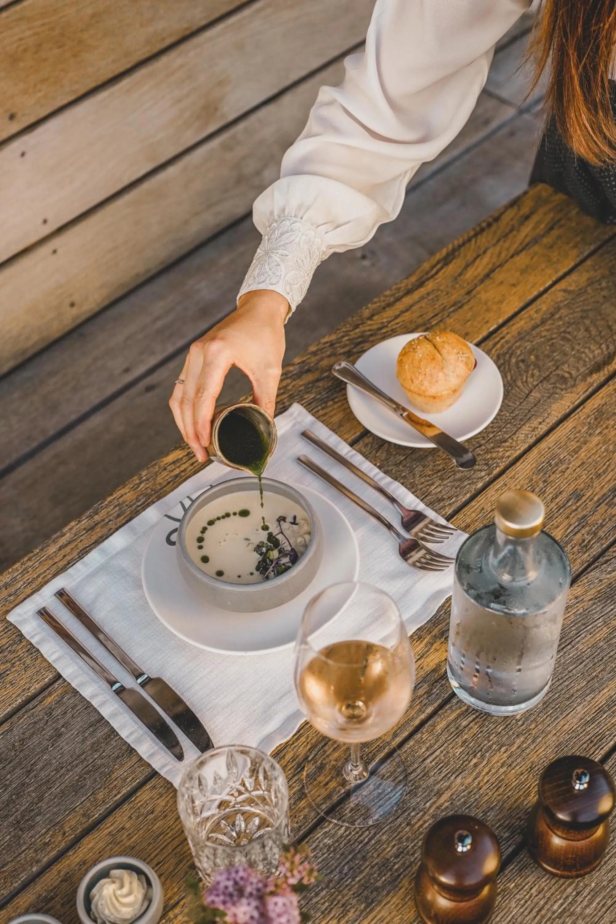 Restaurant/places to eat in Farm Hotel Chalet Grosslehen