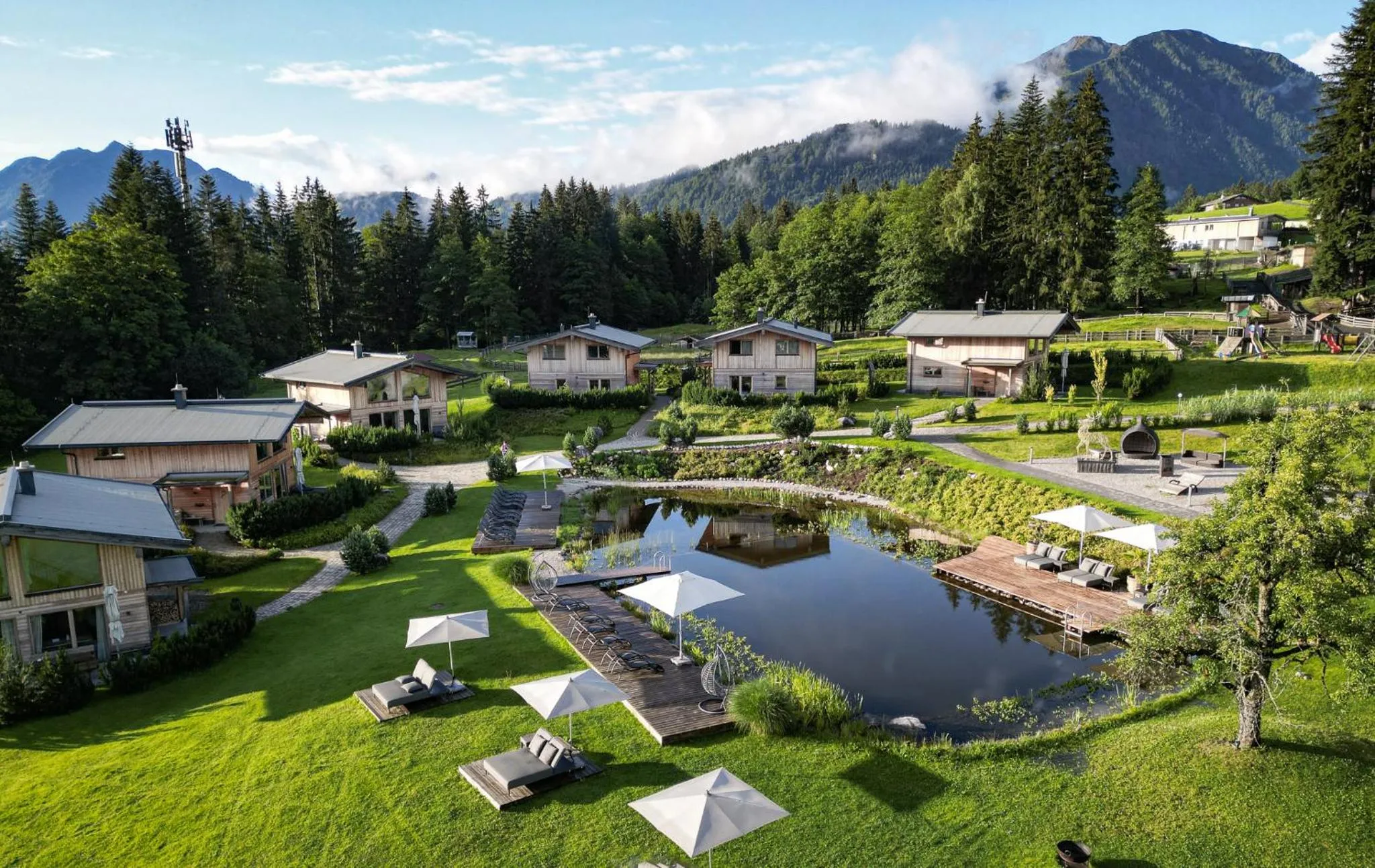 Property building in Farmhotel & Chalets Grosslehen