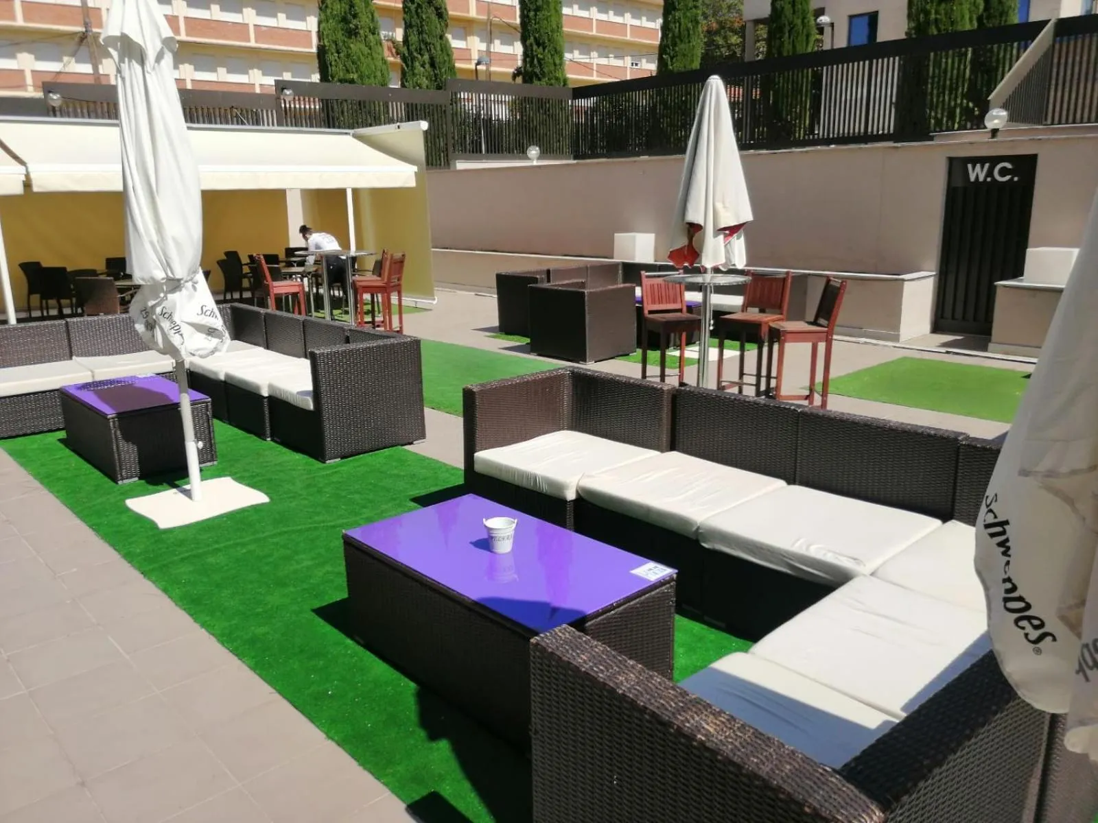 Balcony/Terrace in Zenit Aparthotel Hall 88