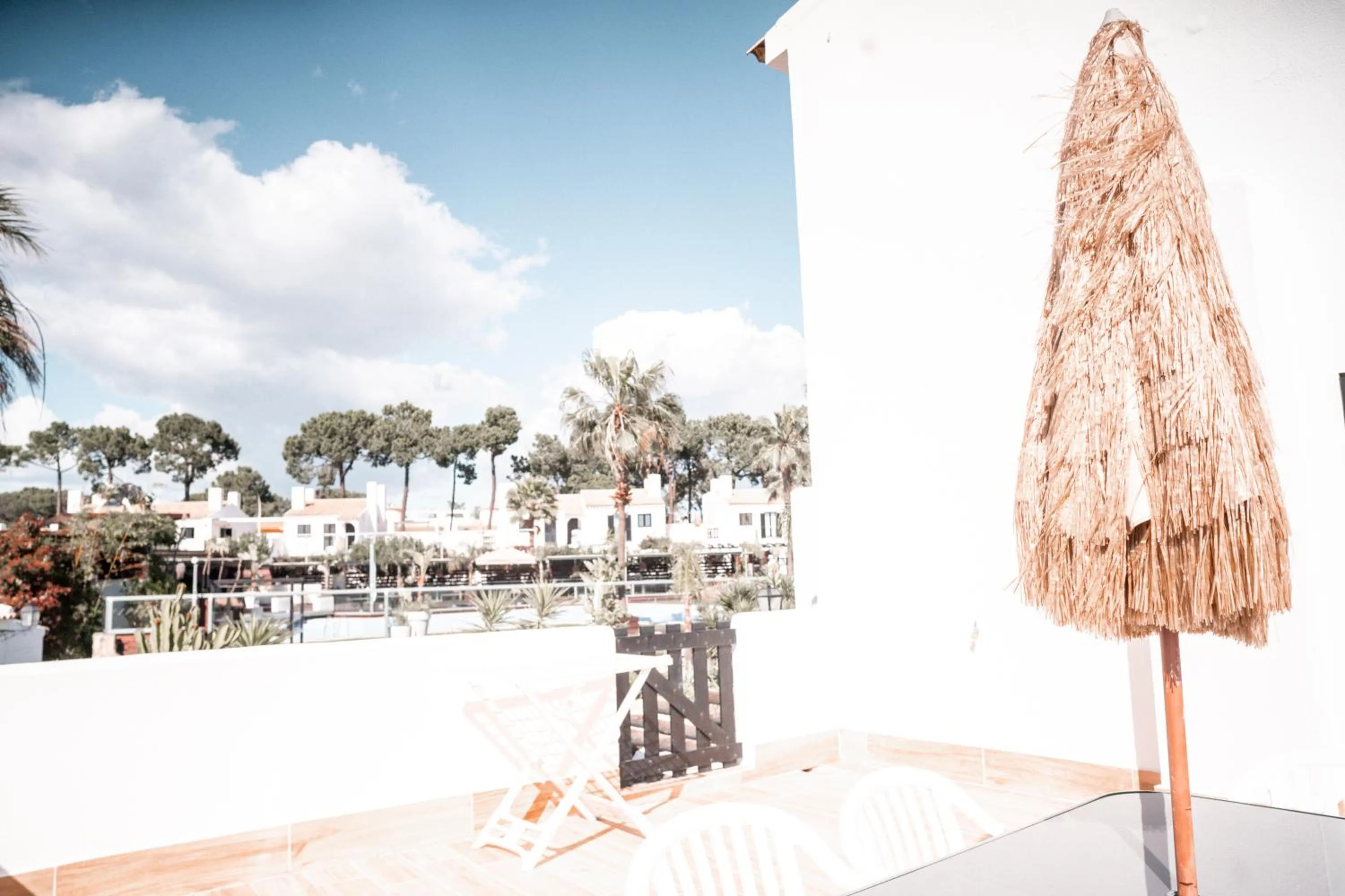 View (from property/room) in Apartamentos Honorio - Pool and Garden