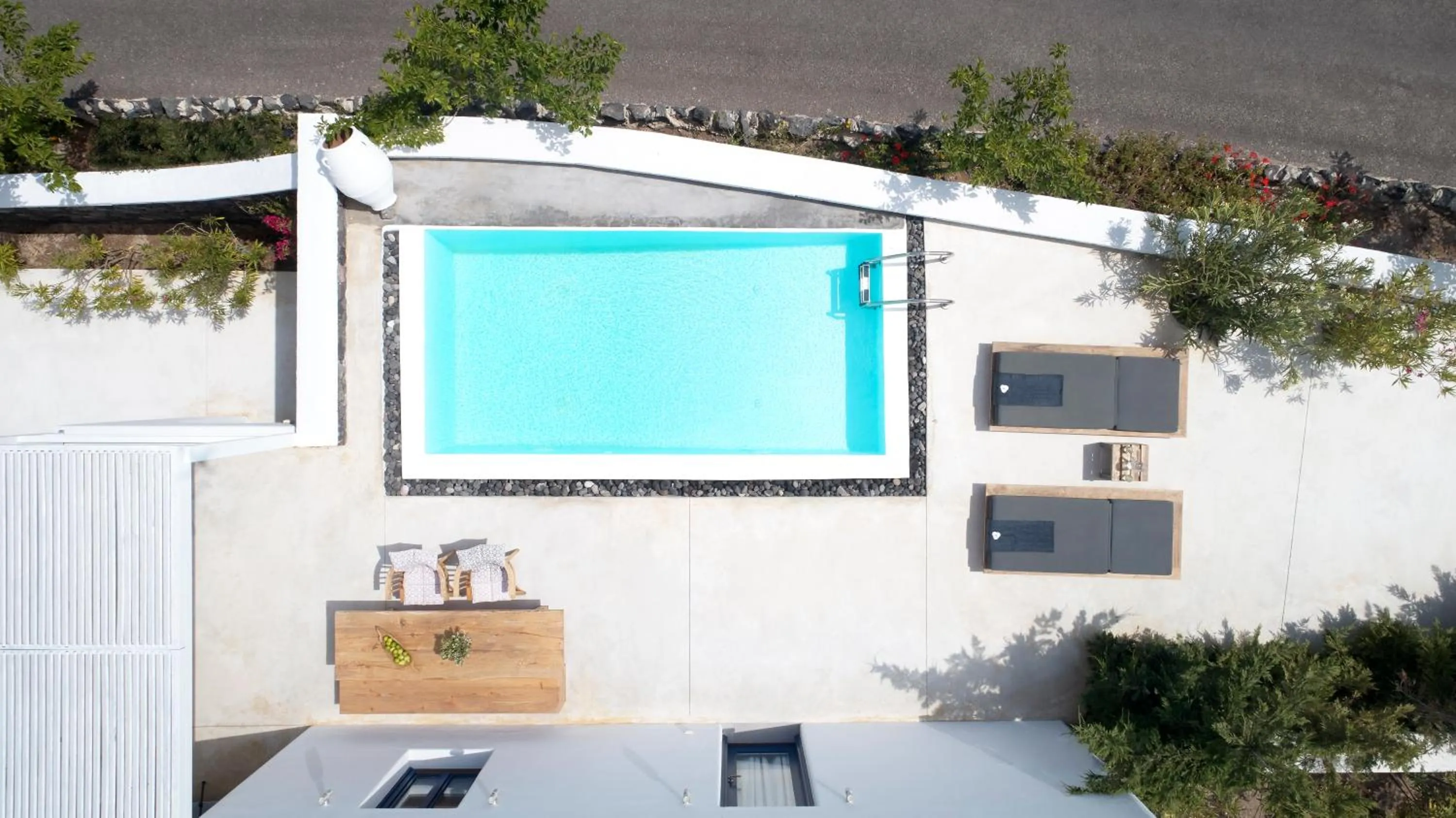 Bird's eye view in Amor Hideaway Villas
