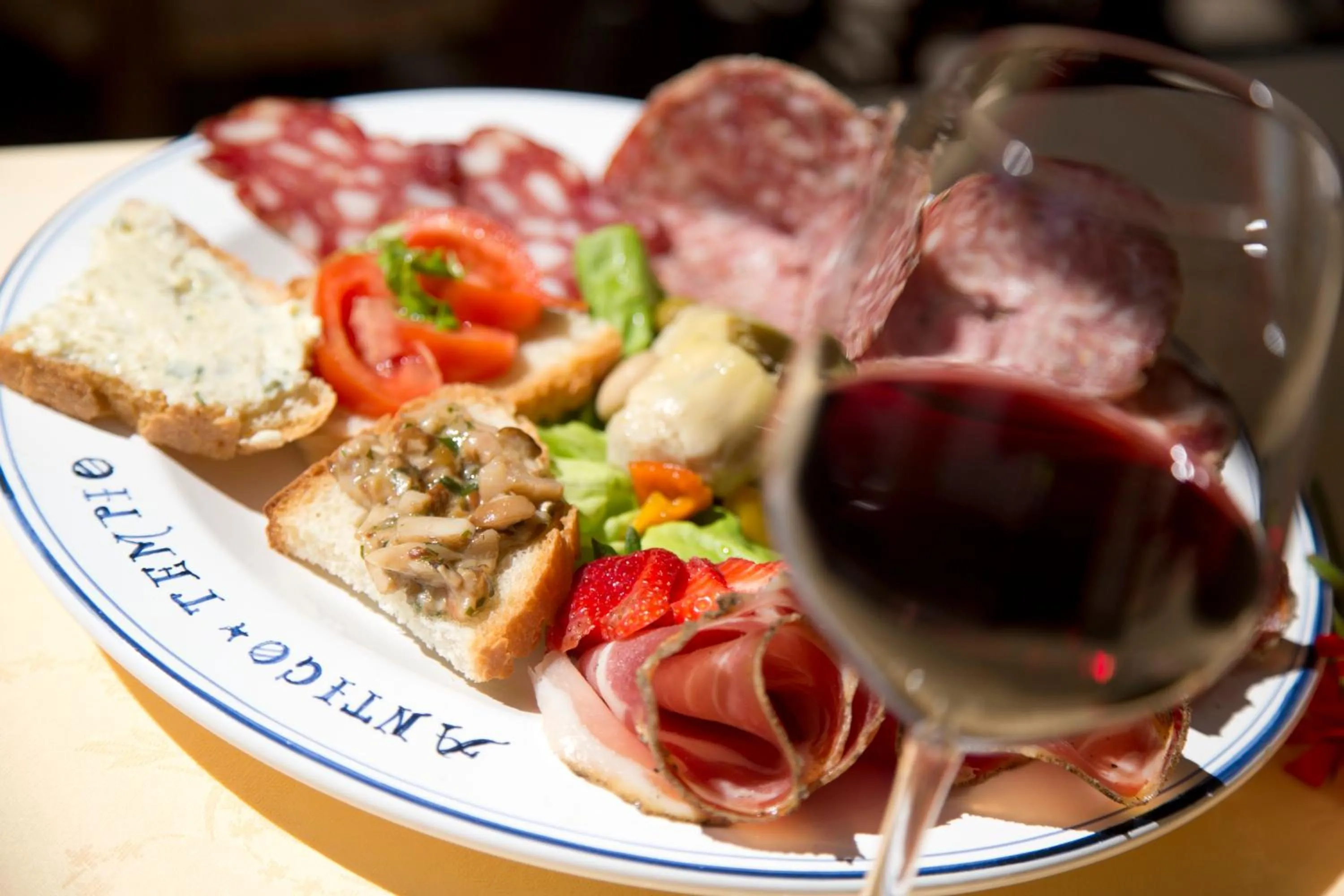 Food close-up in Casale San Galgano