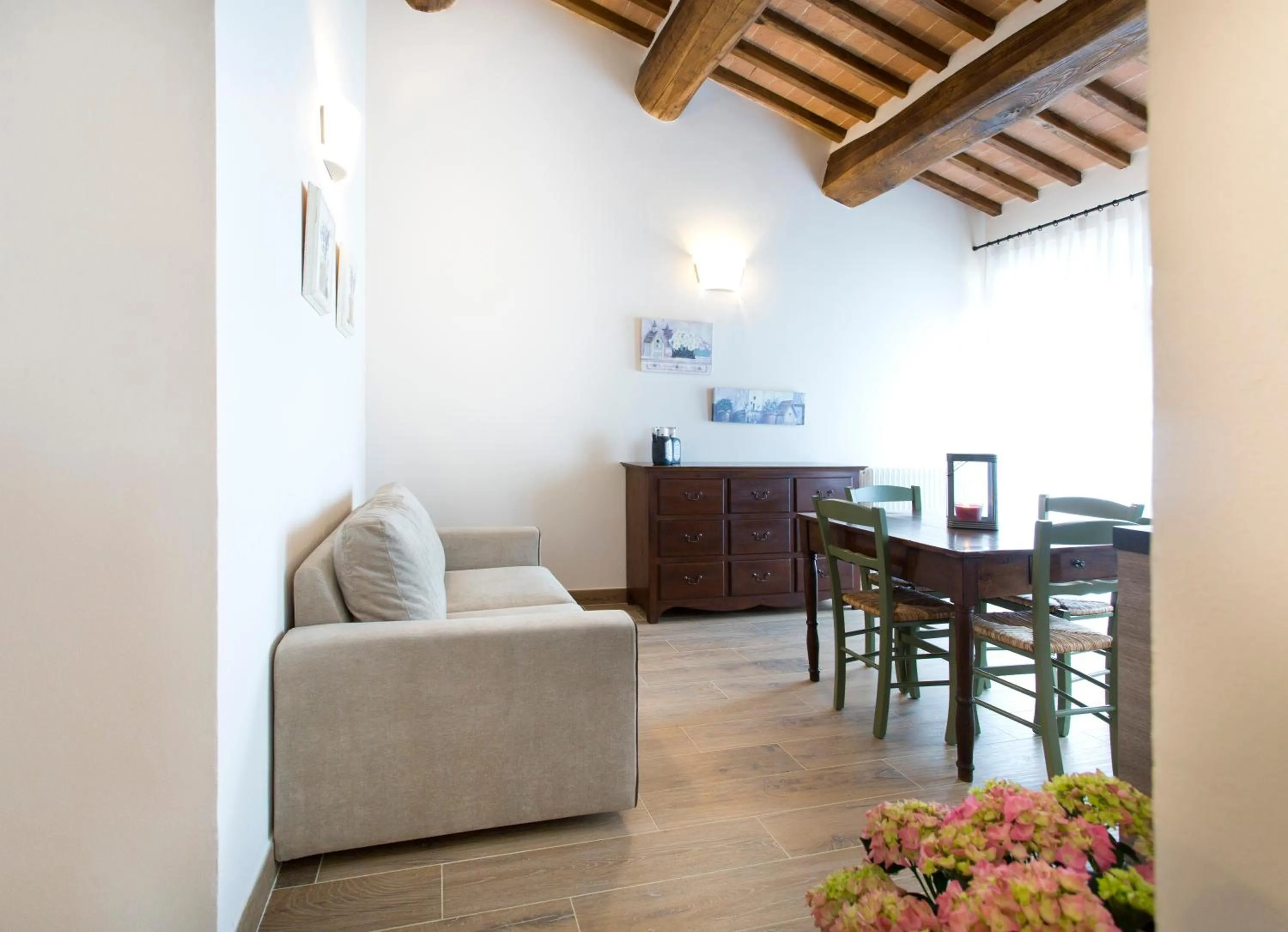 Living room in Casale San Galgano