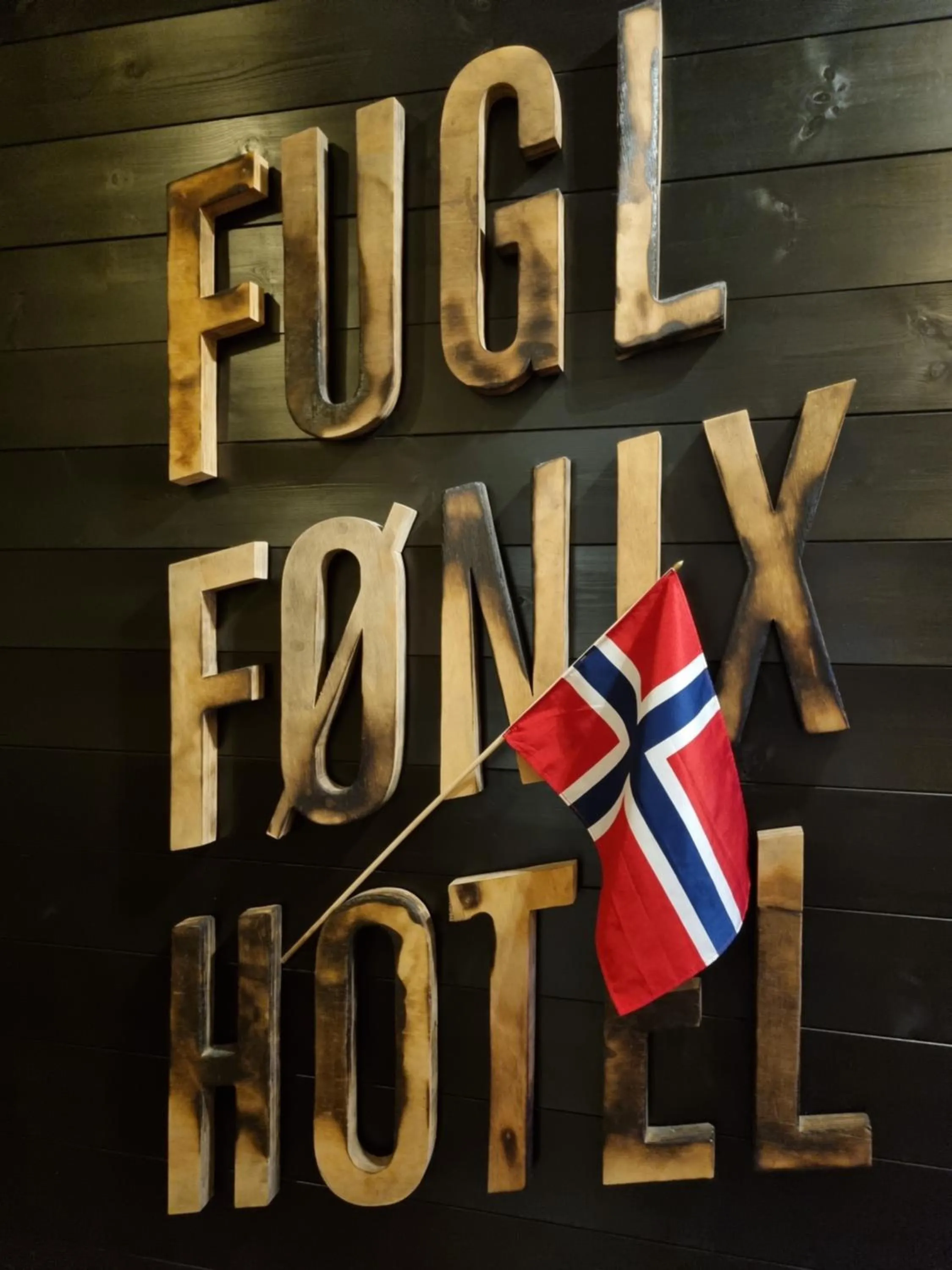 Decorative detail in Fugl Fønix Hotel
