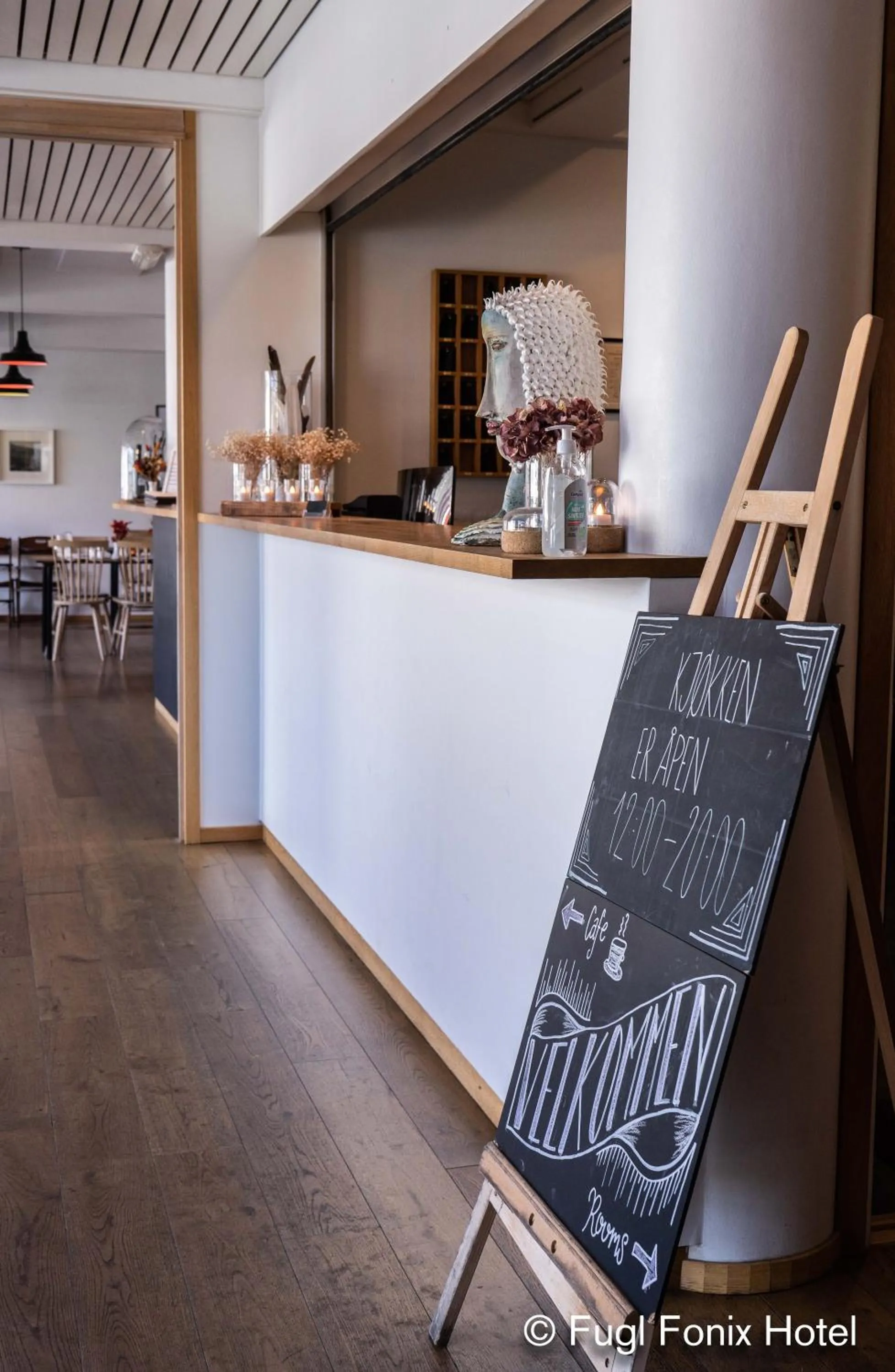 Lobby or reception in Fugl Fønix Hotel