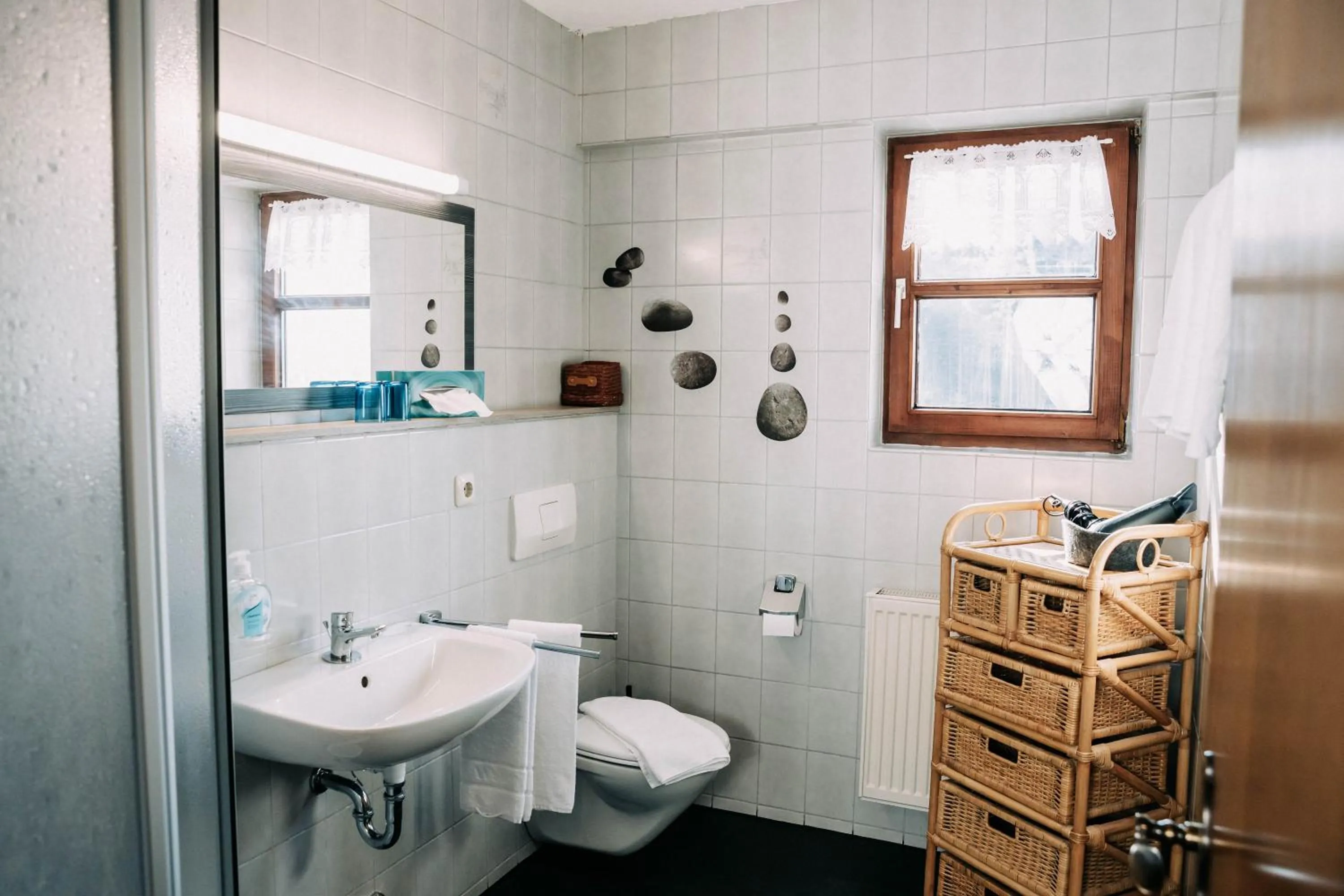 Bathroom in Waldpension Jägerstüberl