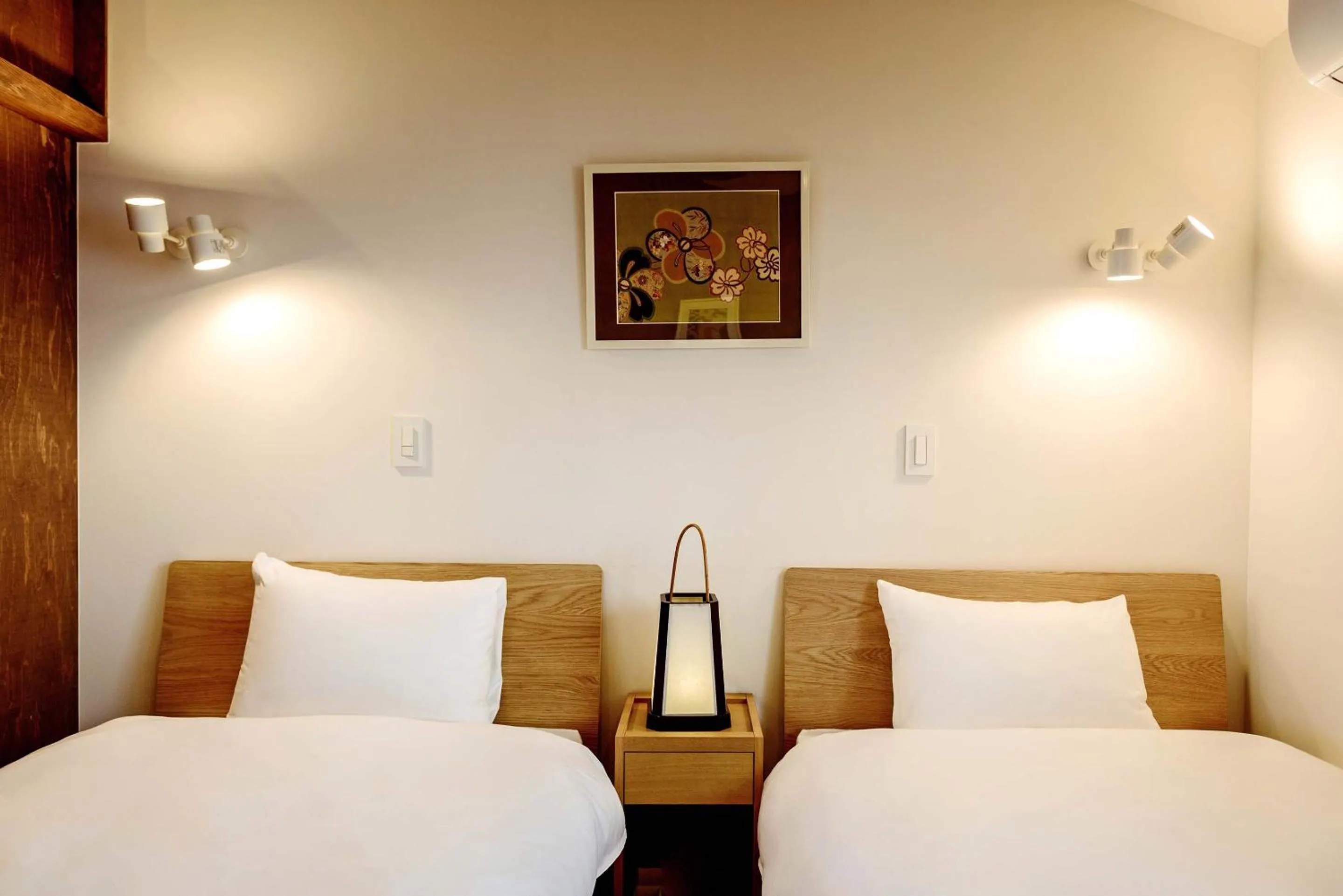 Bed in Aoshida Machiya House