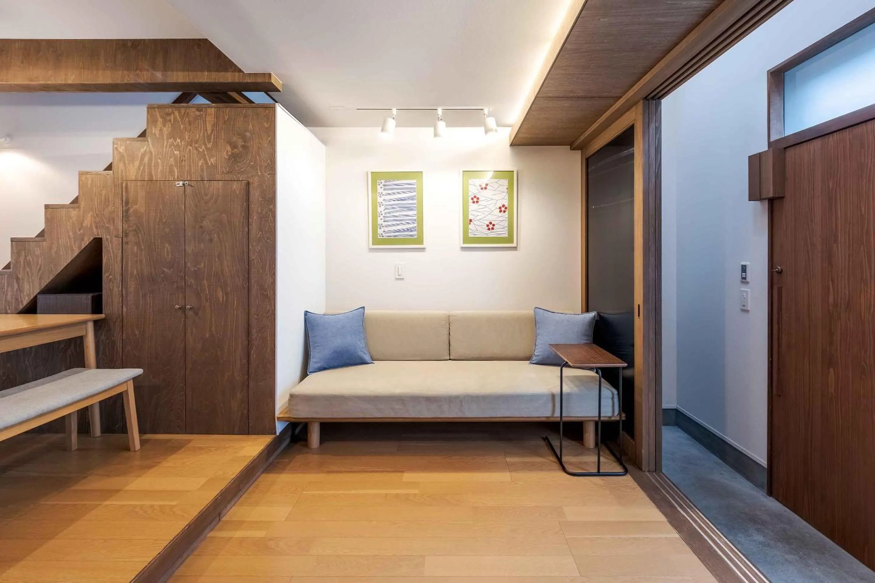 Living room in Aoshida Machiya House
