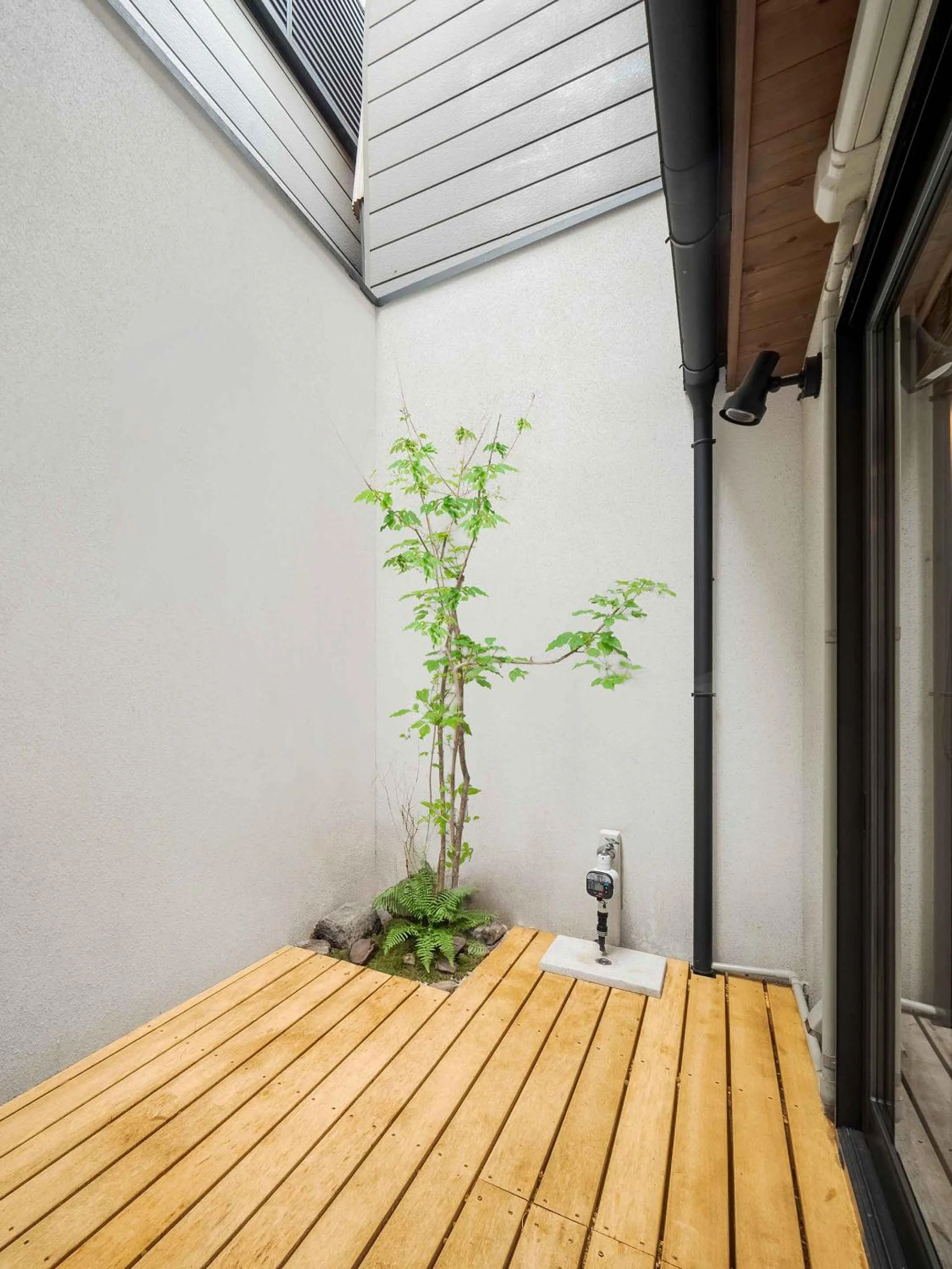 Balcony/Terrace in Aoshida Machiya House