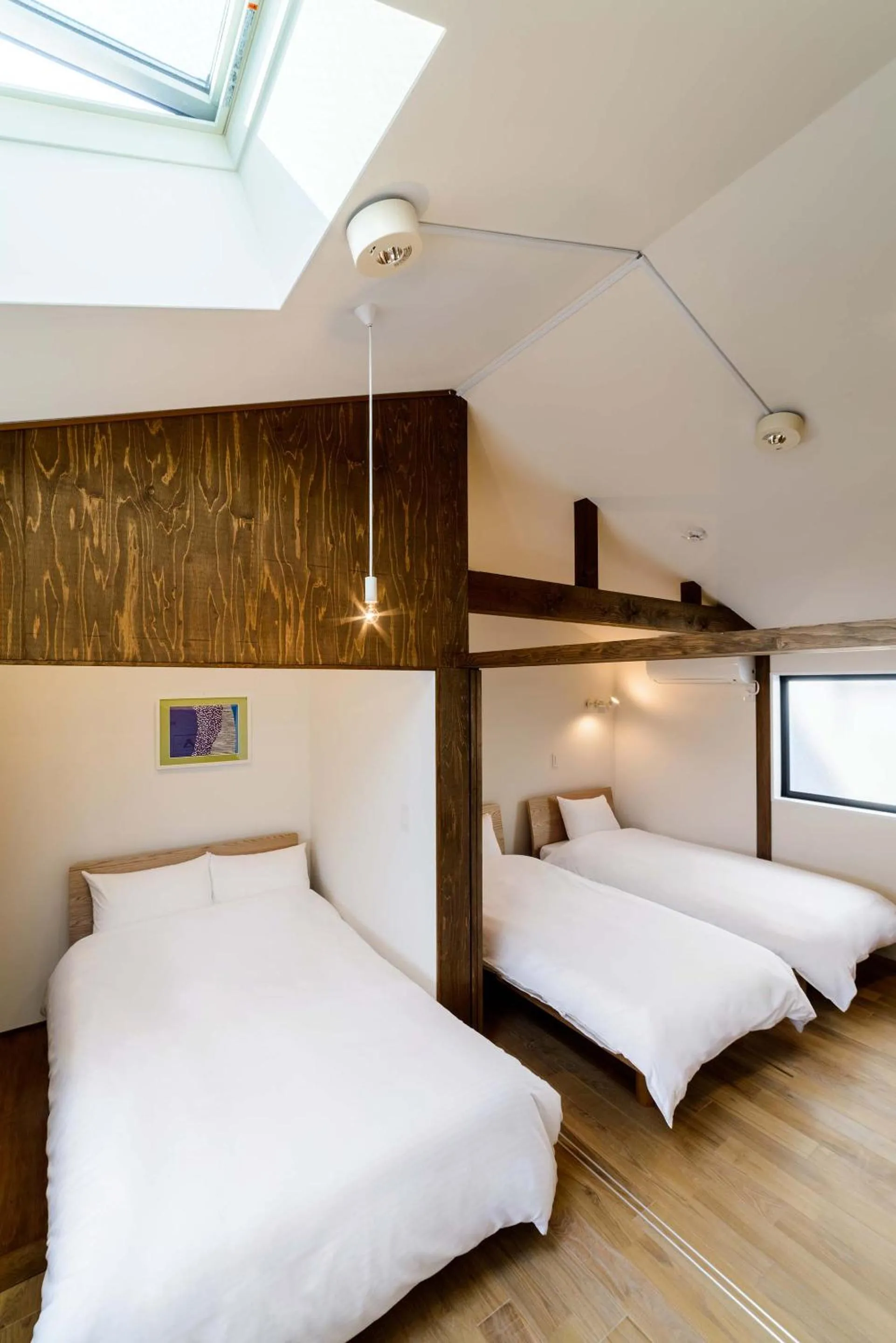 Bed in Aoshida Machiya House