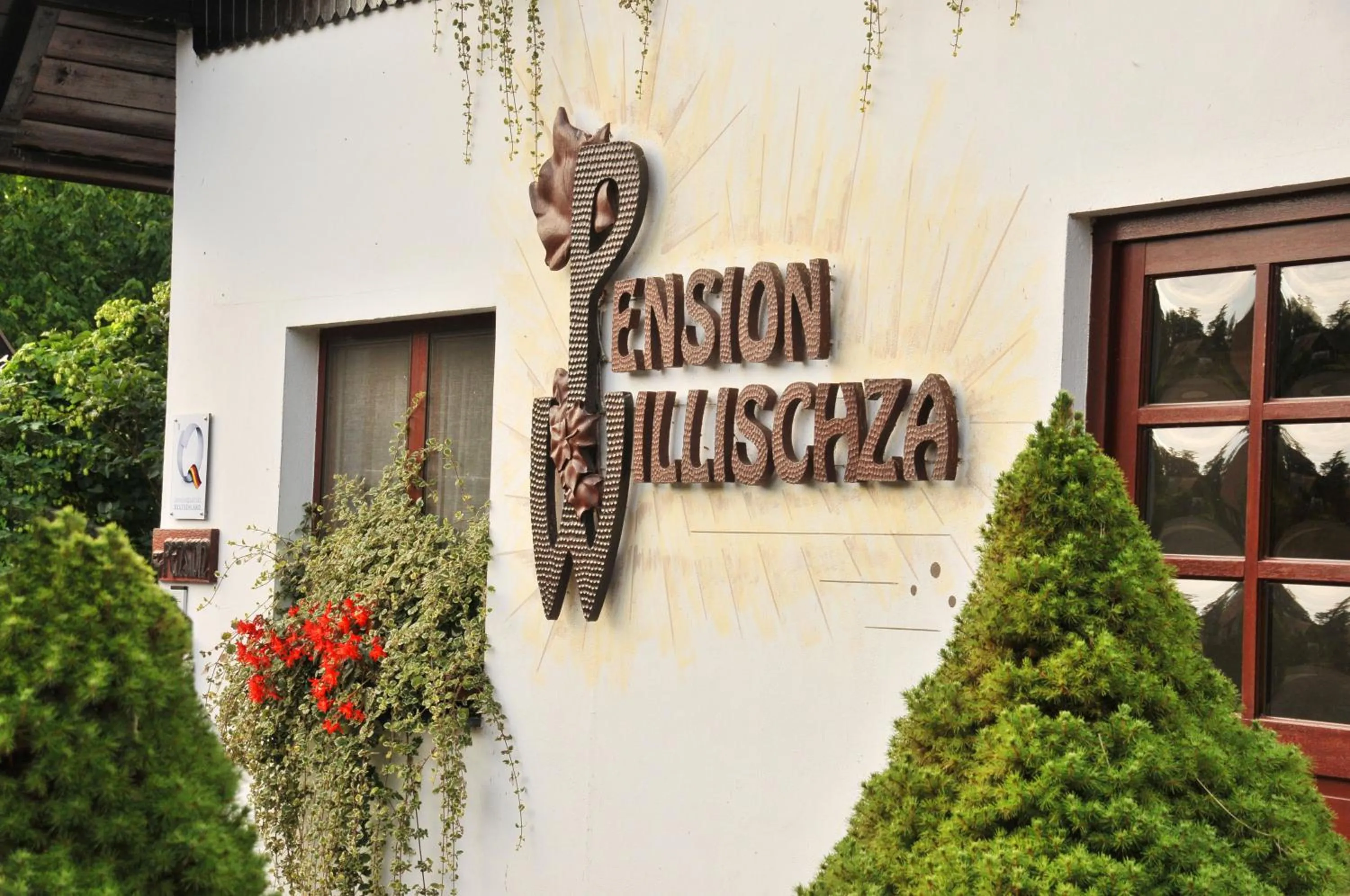 Garden in Pension Willischza