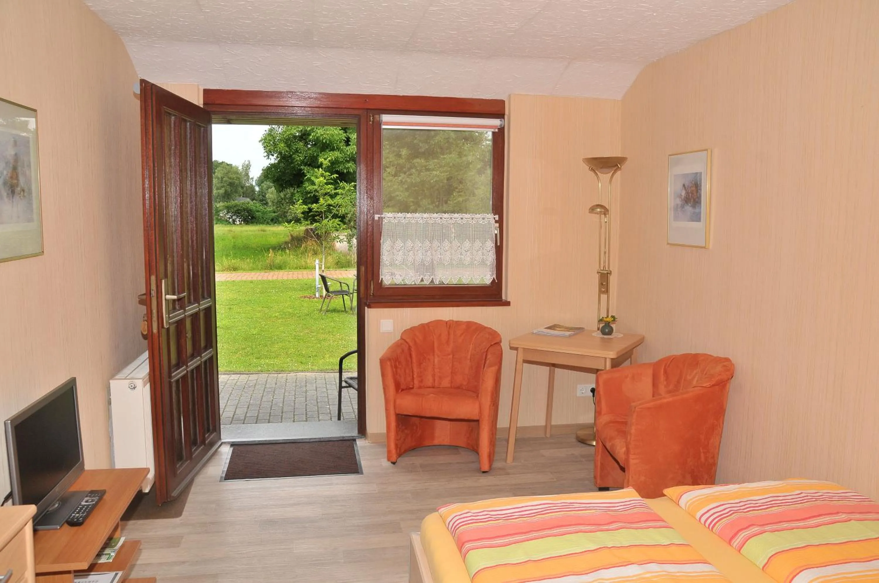 Garden view in Pension Willischza