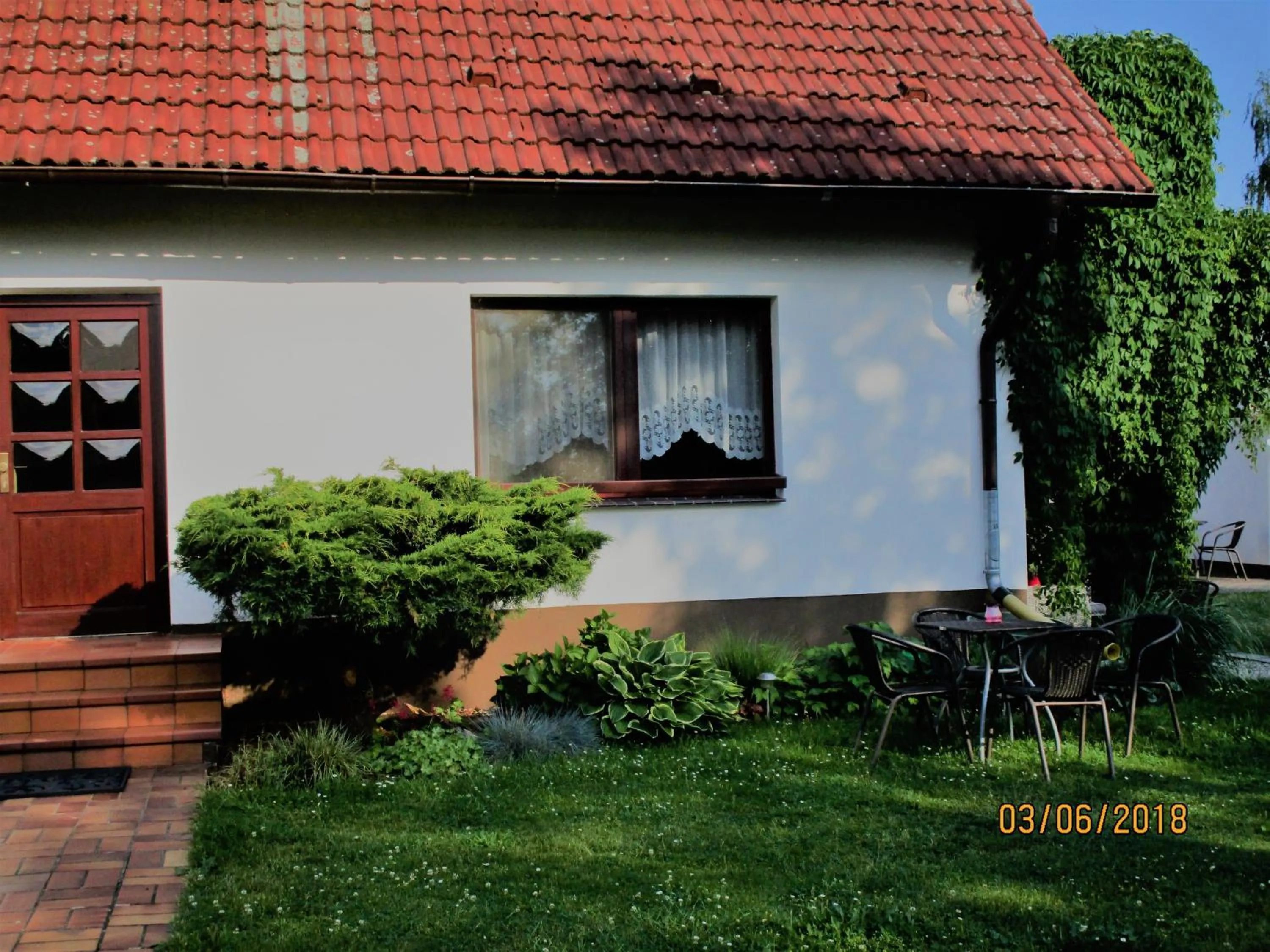 Garden view in Pension Willischza