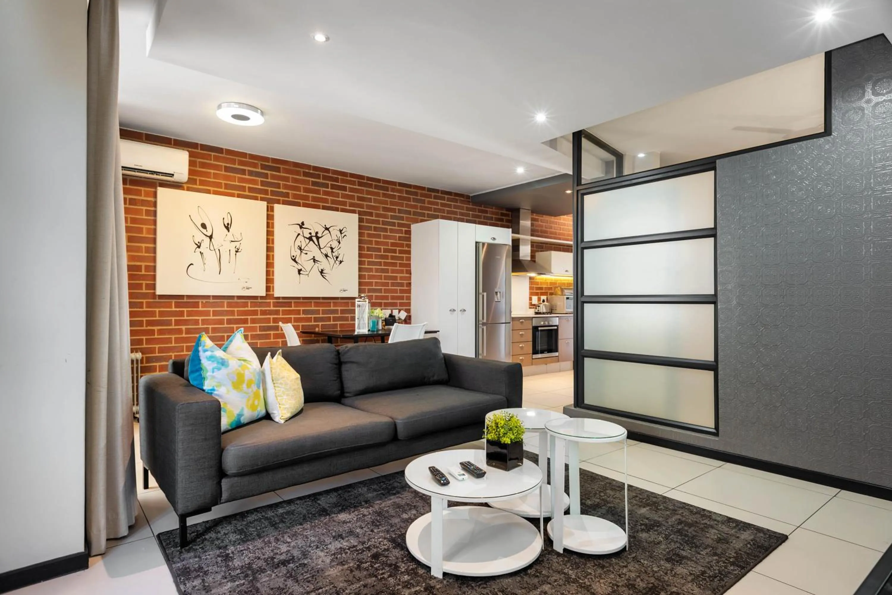 Living room in CAG The Vantage Rosebank