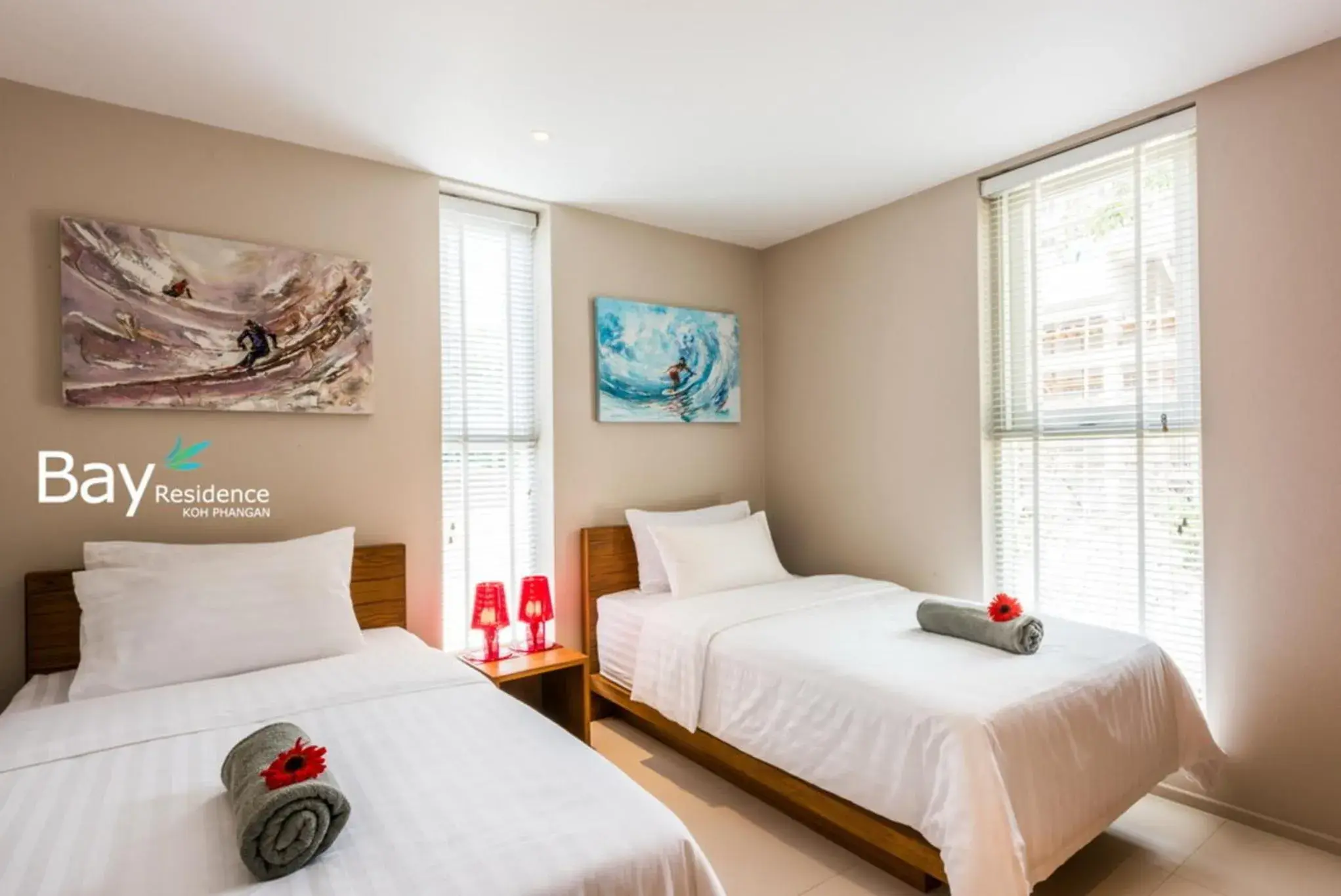 Bed in Bay Villas Koh Phangan Bed in Bay Villas Koh Phangan