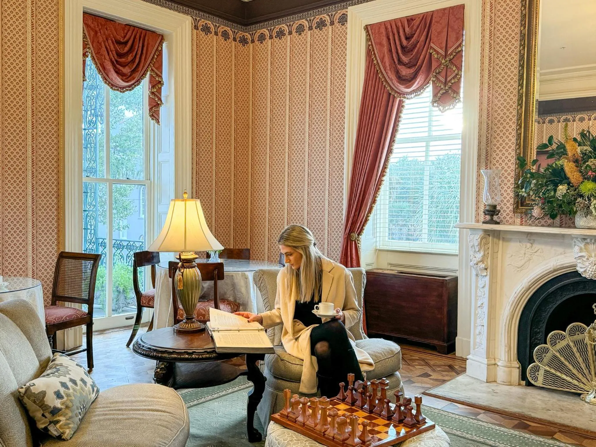 Seating area in John Rutledge House Inn