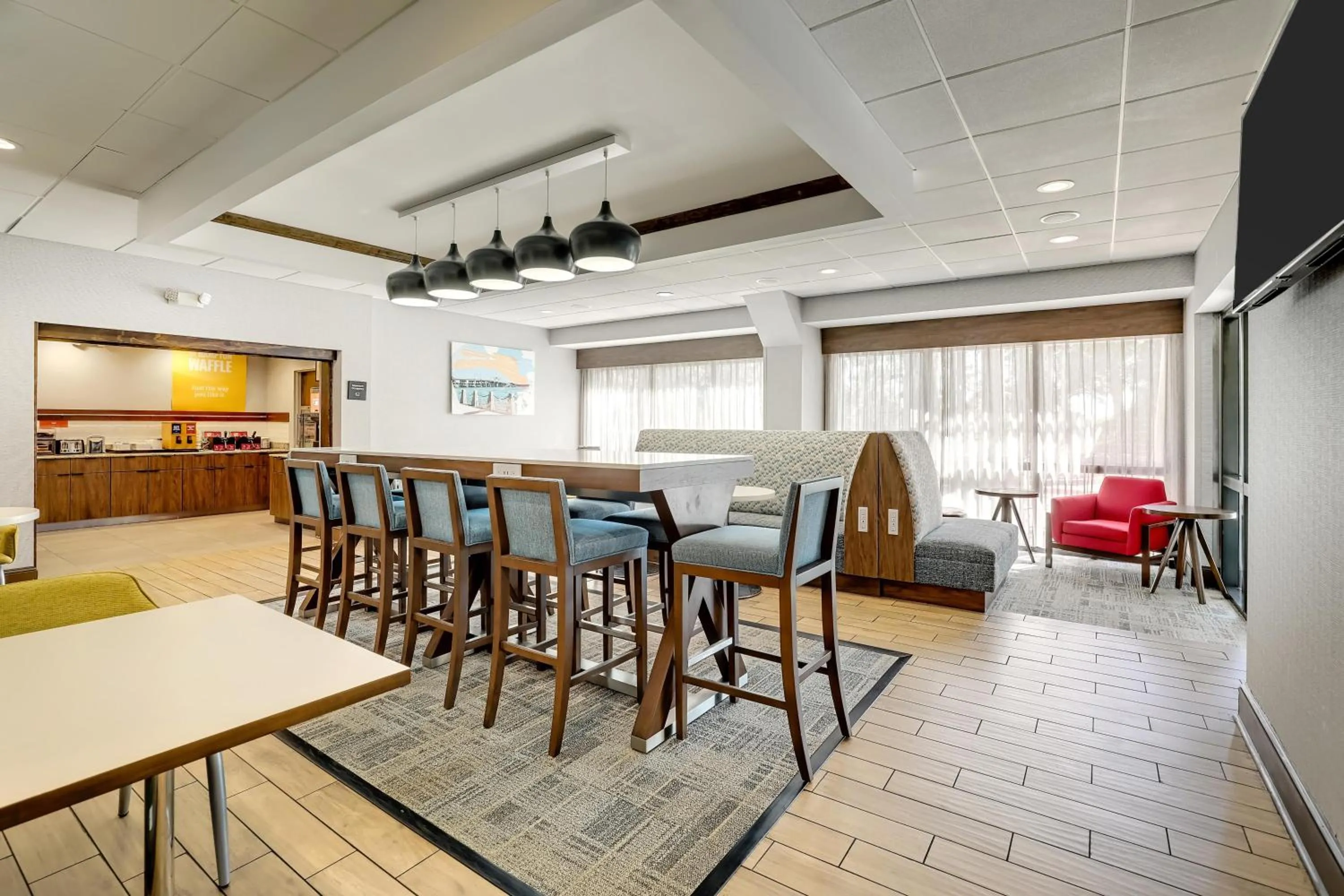 Breakfast in Hampton Inn Beaufort