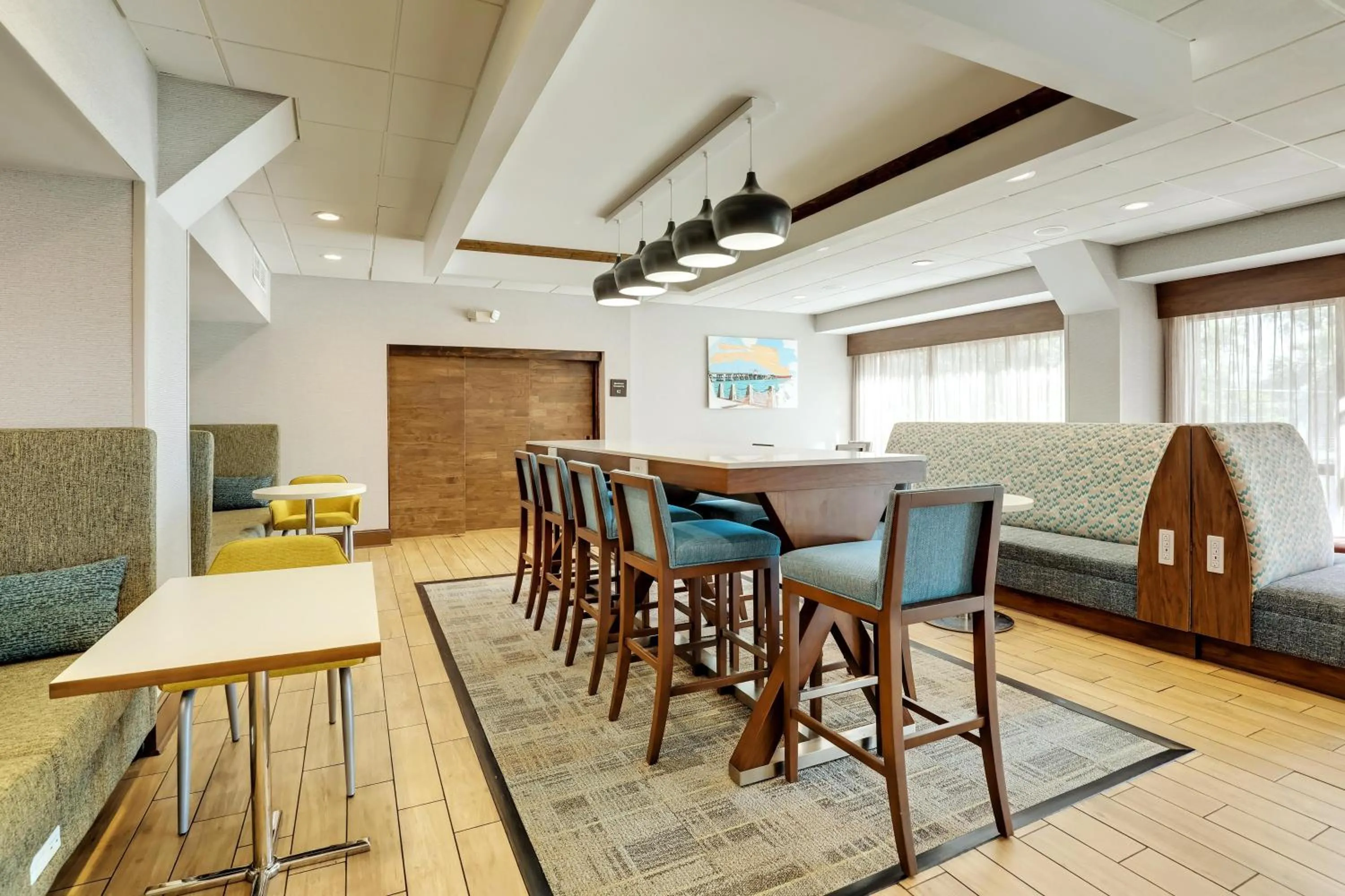 Lobby or reception in Hampton Inn Beaufort