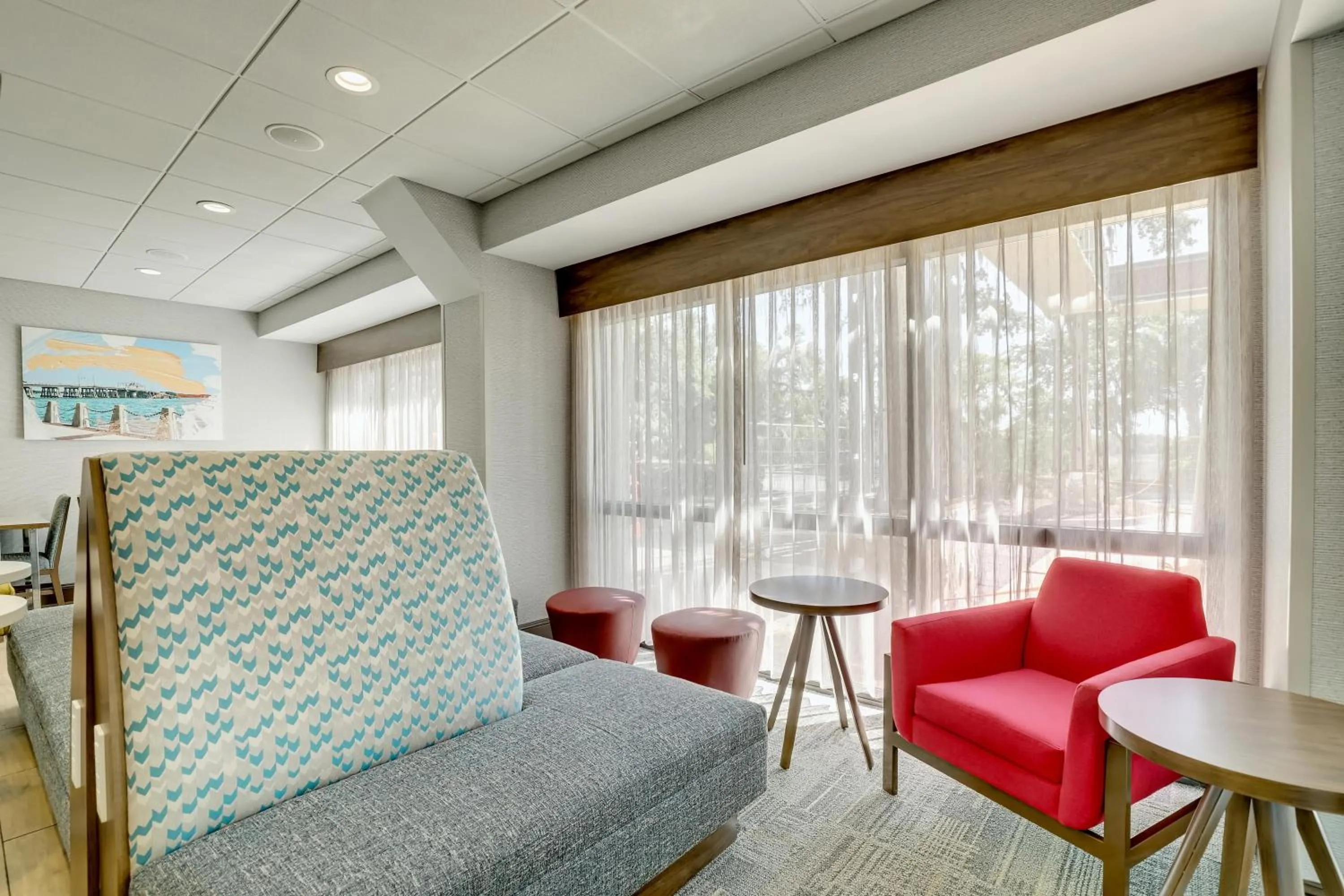 Lobby or reception in Hampton Inn Beaufort