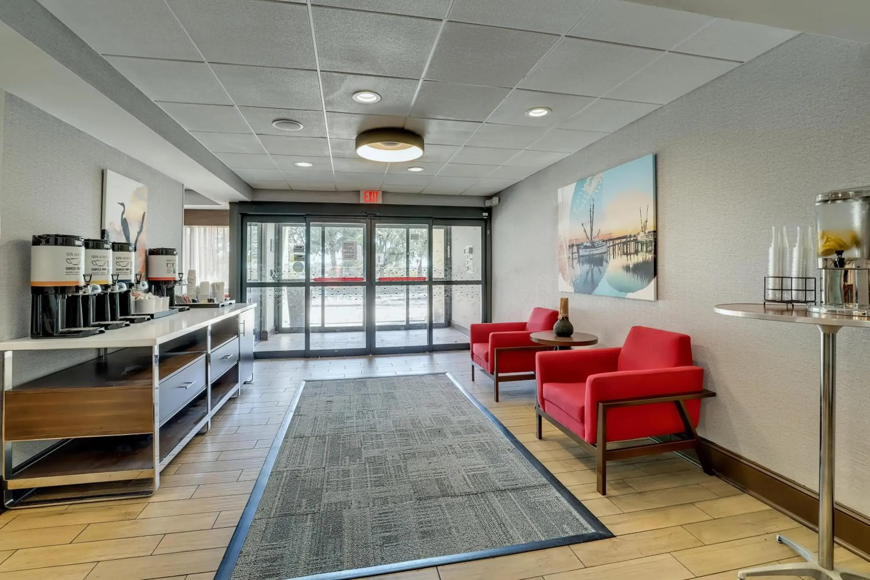 Lobby or reception in Hampton Inn Beaufort Lobby or reception in Hampton Inn Beaufort