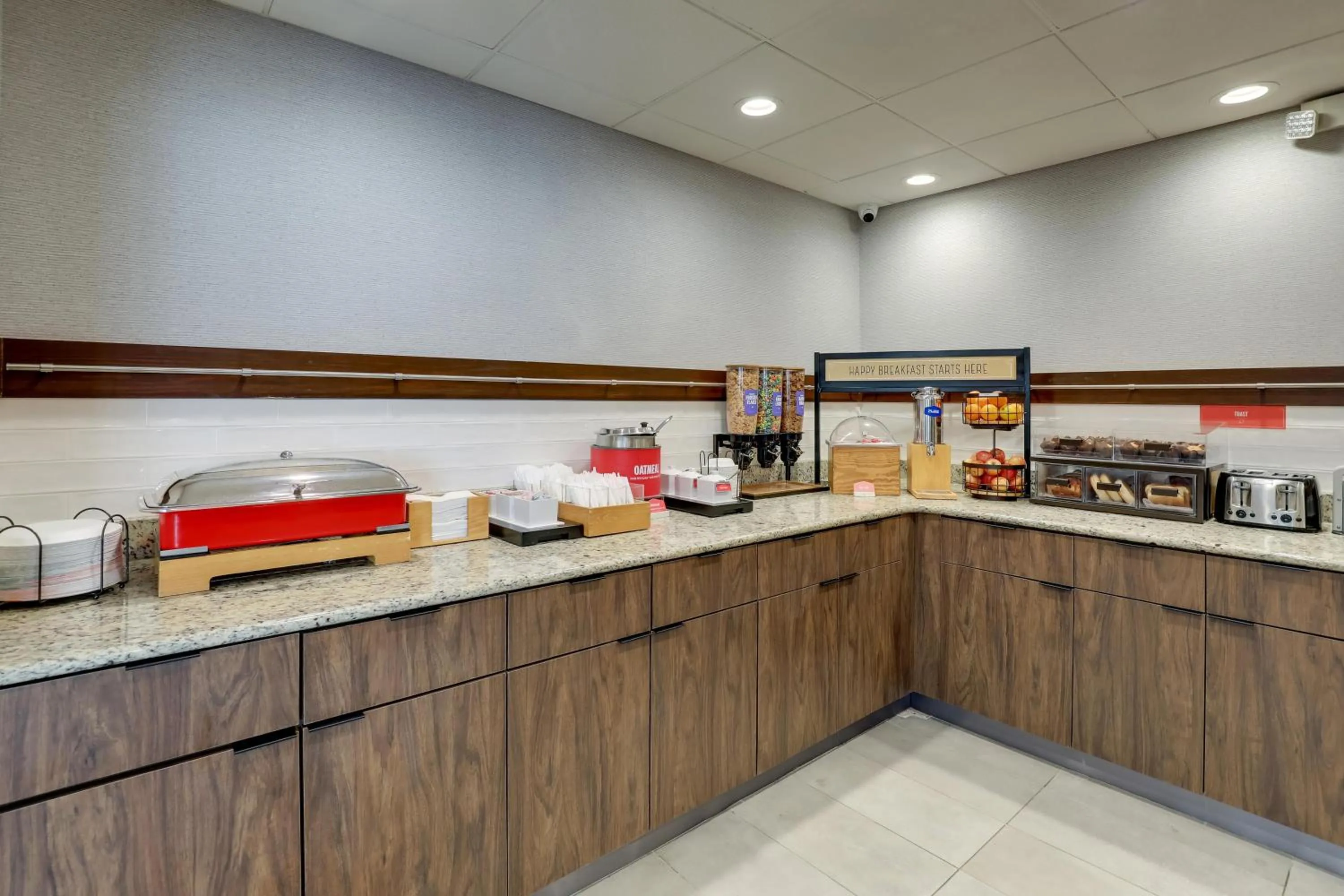 Breakfast in Hampton Inn Beaufort