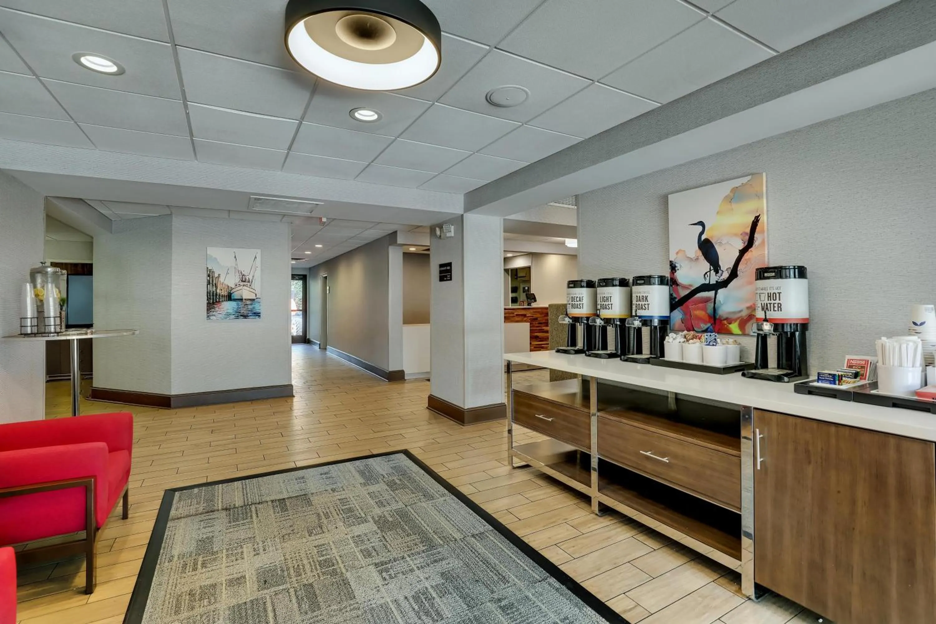 Lobby or reception in Hampton Inn Beaufort