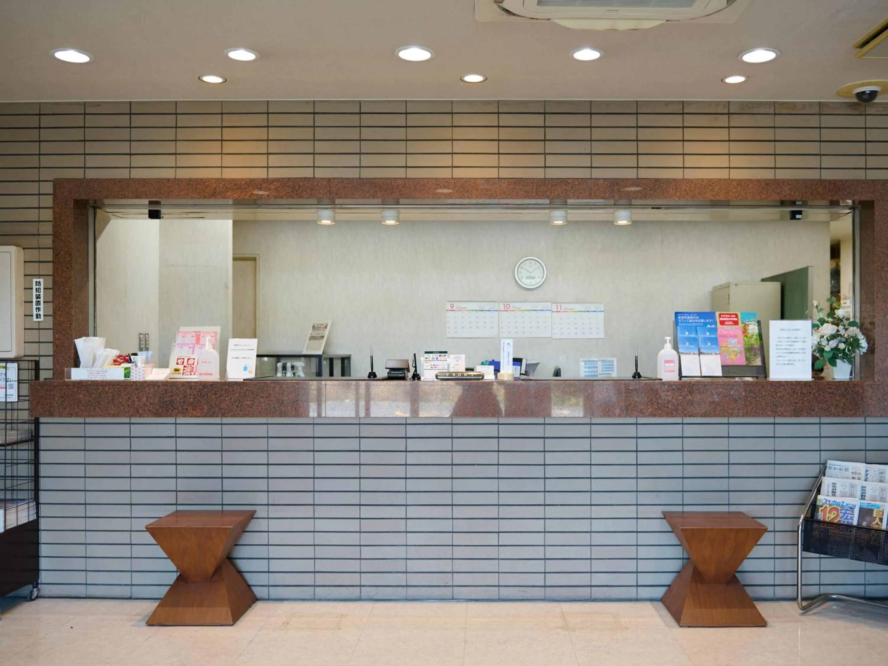 Lobby or reception in Business Hotel Okadaya Bayside