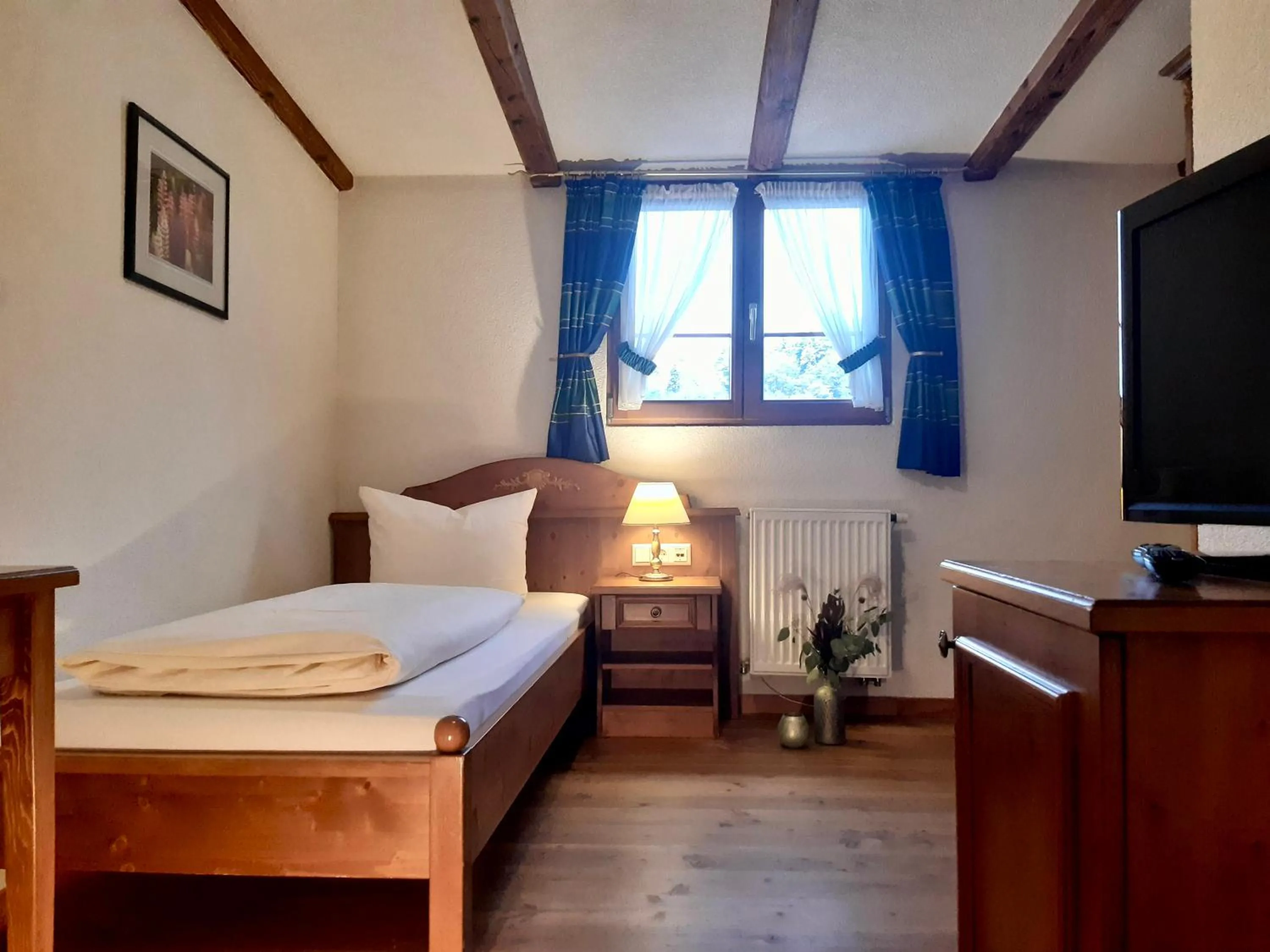 Bed in Historisches Genusshotel Löwen