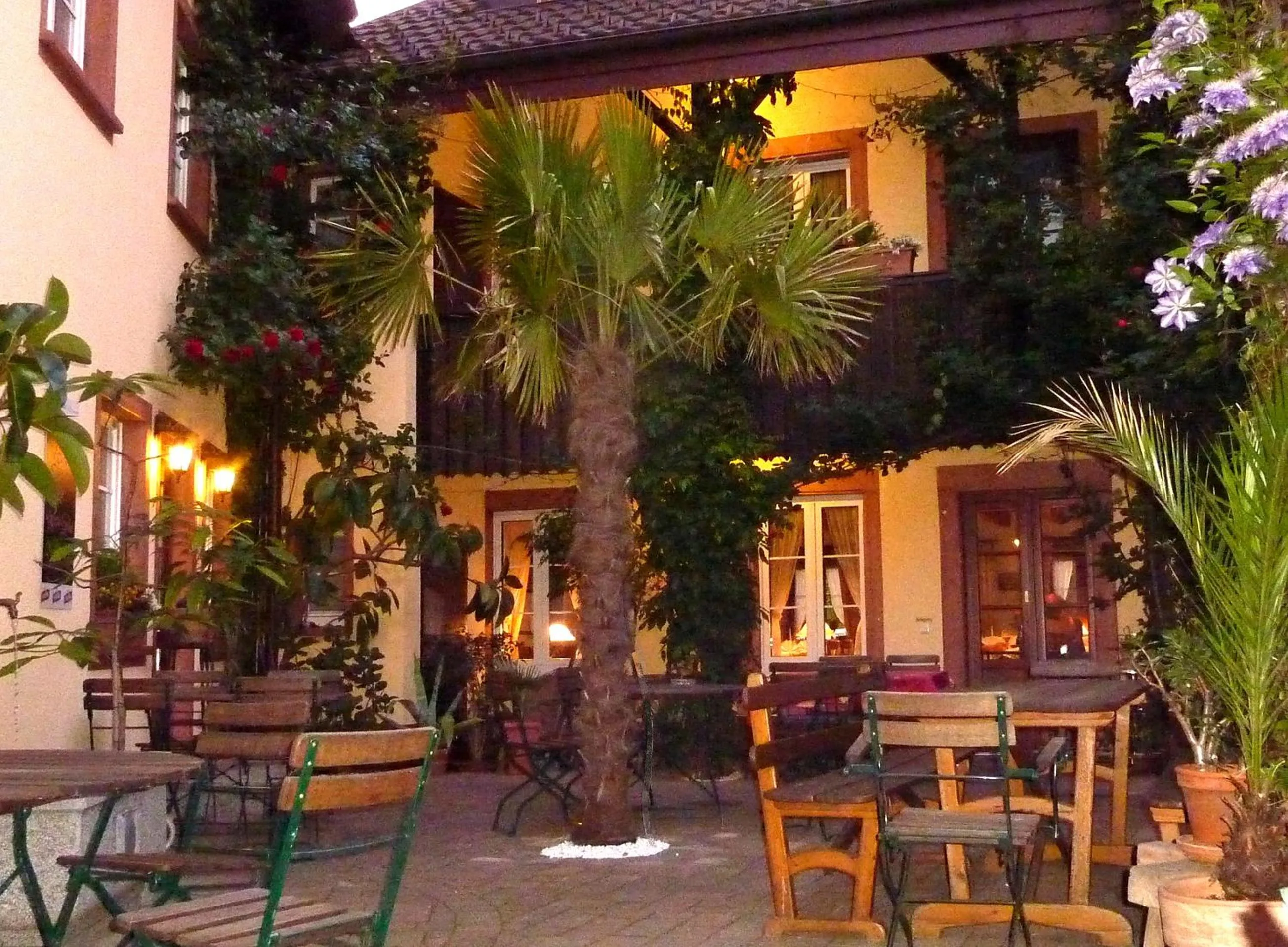 Patio in Historisches Genusshotel Löwen