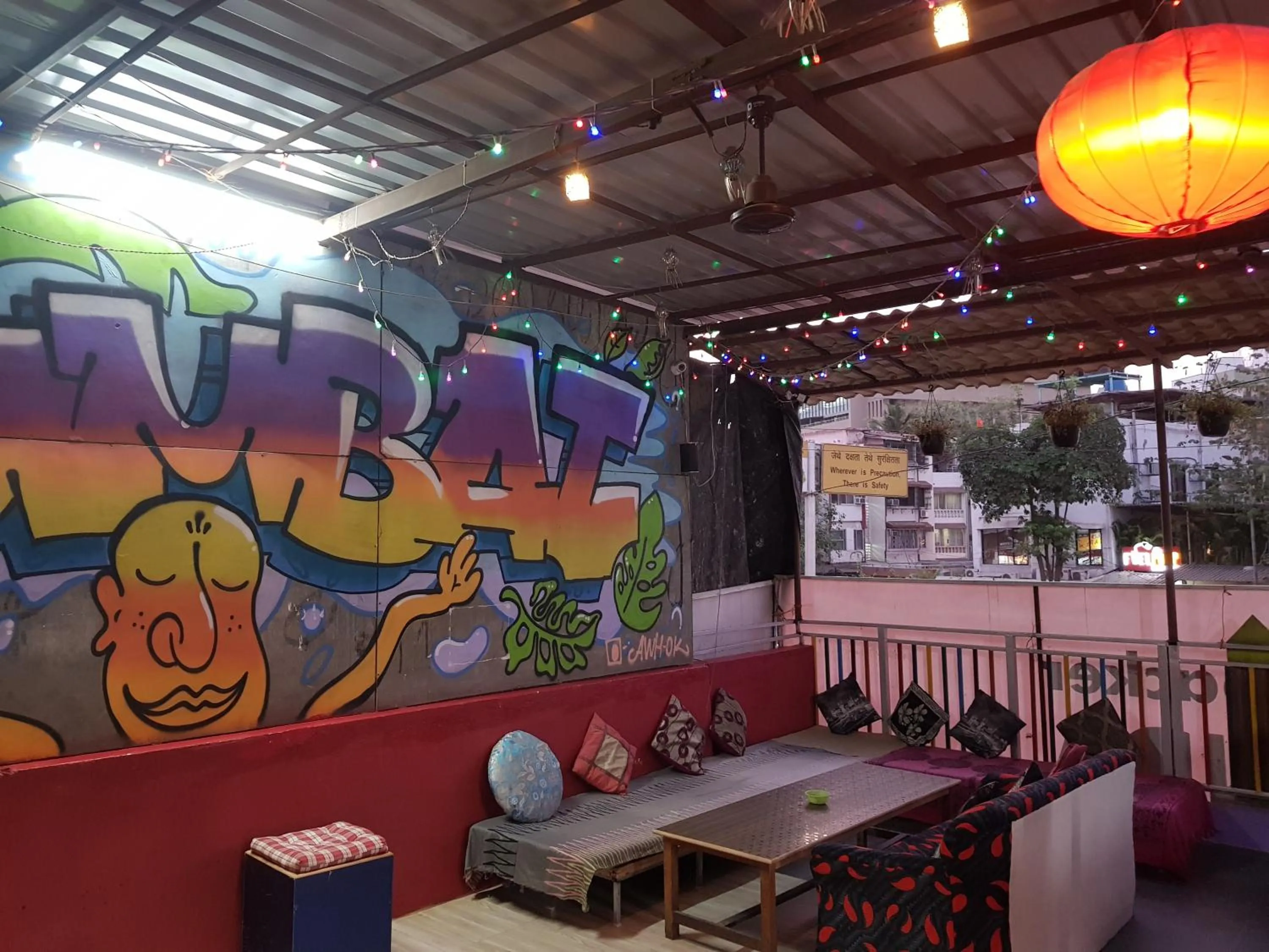 Balcony/Terrace in Backpackers Villa Mumbai