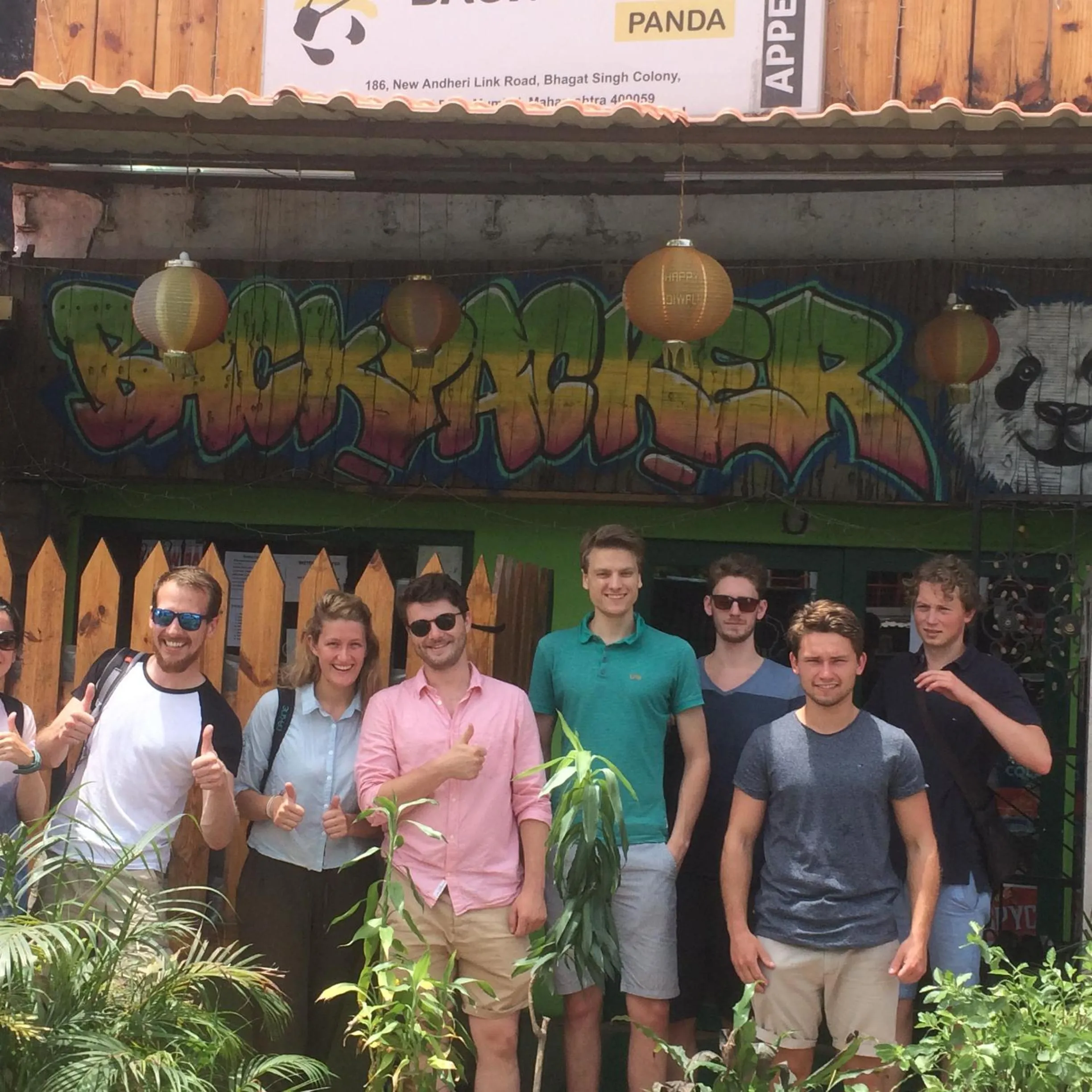 Facade/entrance in Backpackers Villa Mumbai