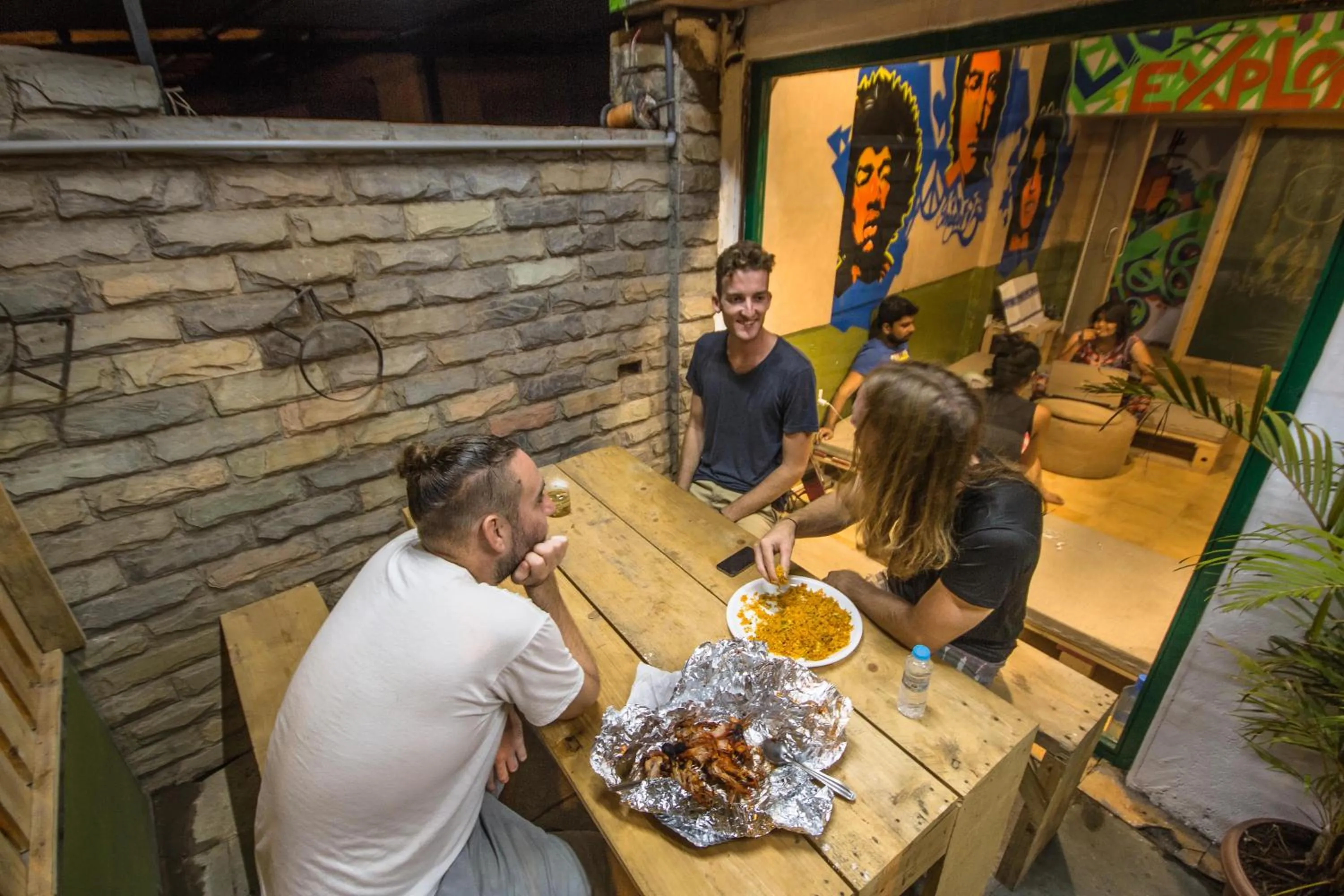 group of guests in Backpackers Villa Mumbai